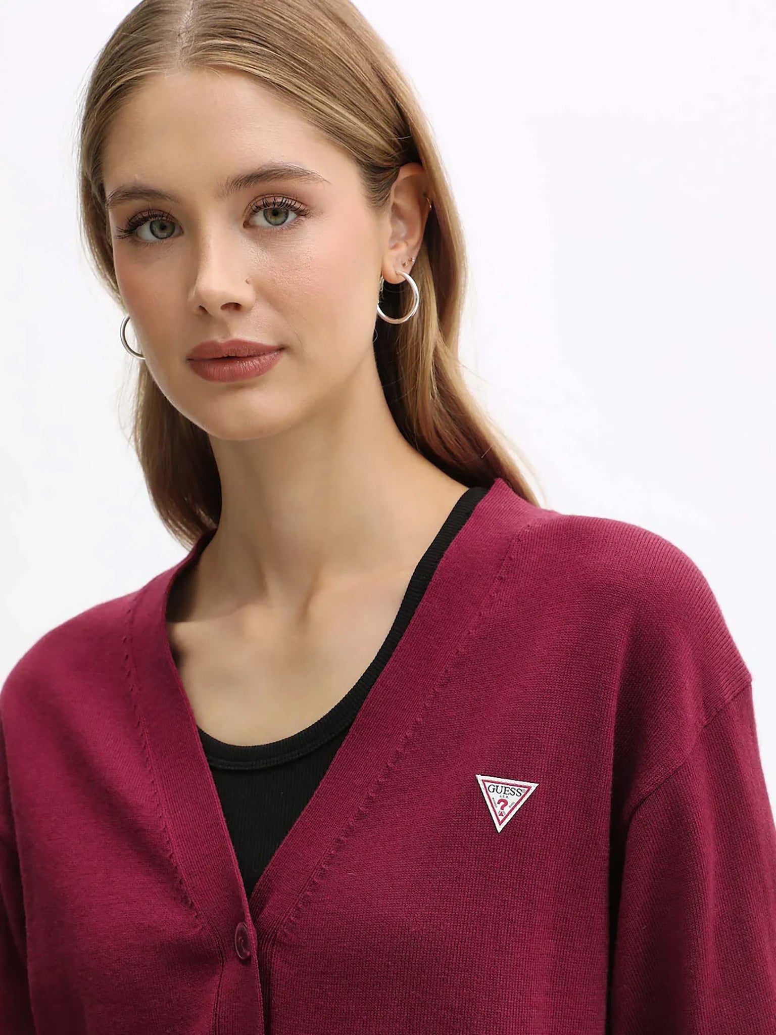 Γυναικεία ζακέτα ψιλή πλέξη W4BR16Z3HO2G5M3 | W4BR16Z3HO2G5M3