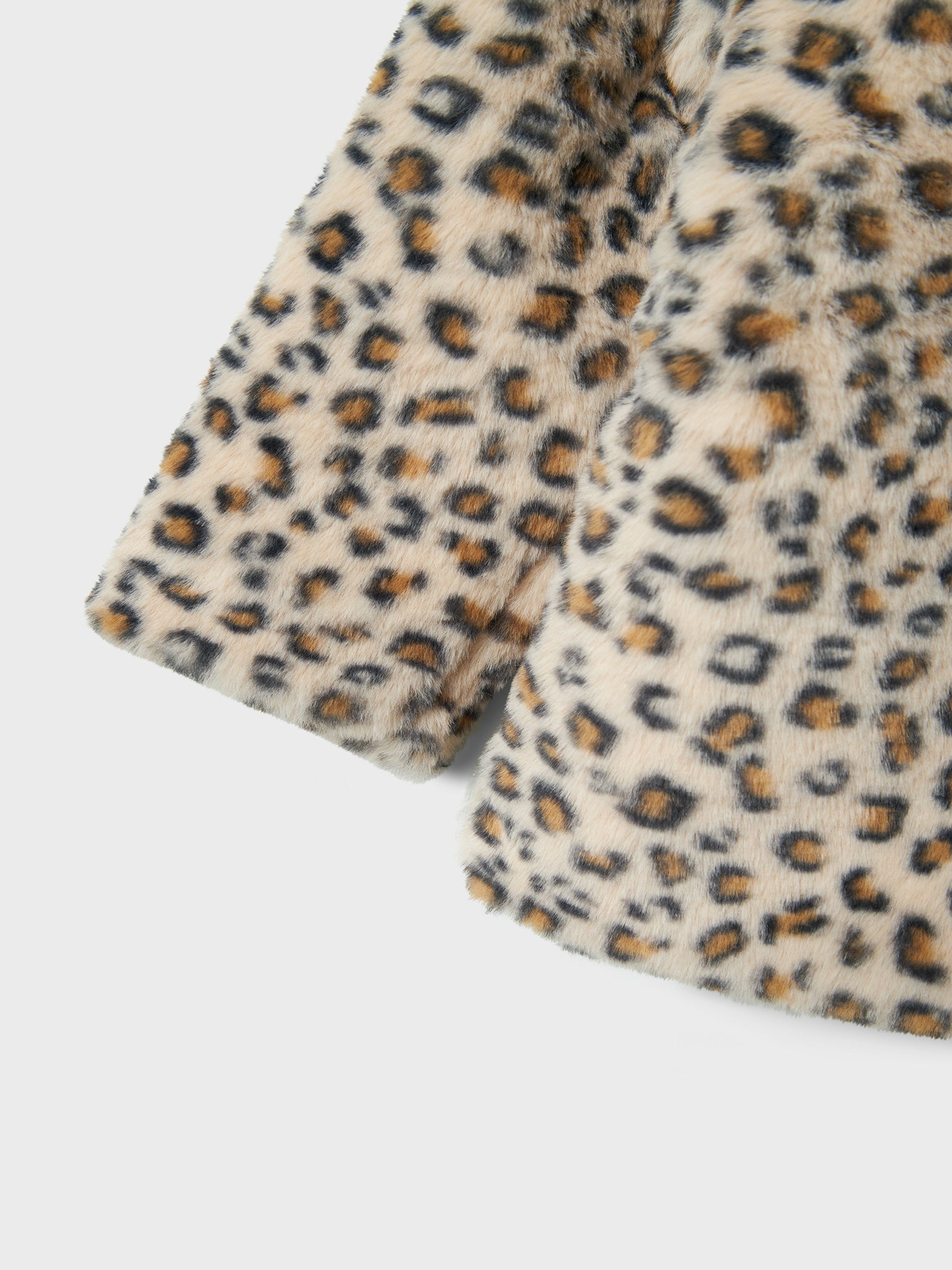 Παιδικό παλτό γούνινο animal NMFMILA JACKET W HOOD 13241682 | 13241682