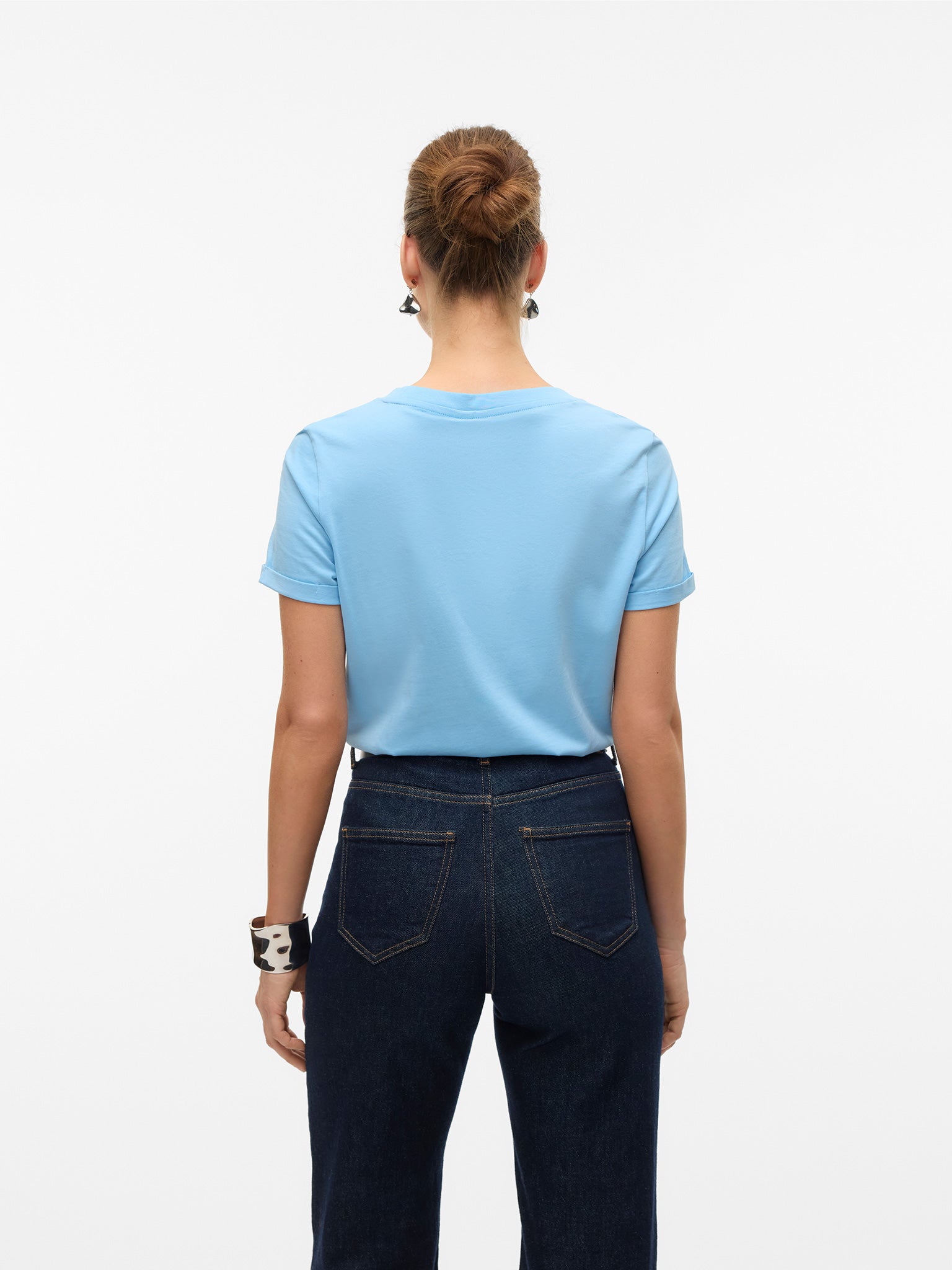 Γυναικείο t-shirt Airy Blue VMPAULA S/S T-SHIRT GA NOOS 10243889 | 10243889