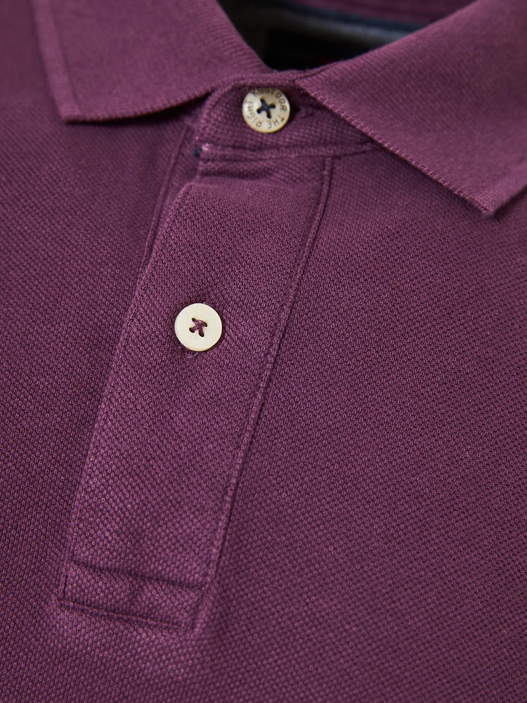 Ανδρικό polo FBM010-001-11 PLUM | FBM010-001-11