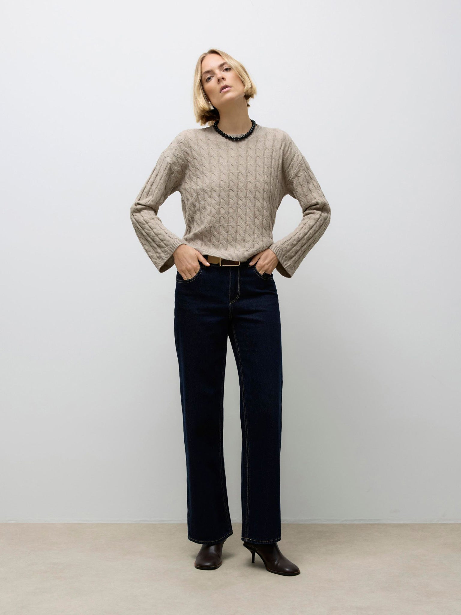 Γυναικεία μπλούζα πλεκτή AWLORELLA LS O-NECK KNIT NOOS 10319710 | 10319710