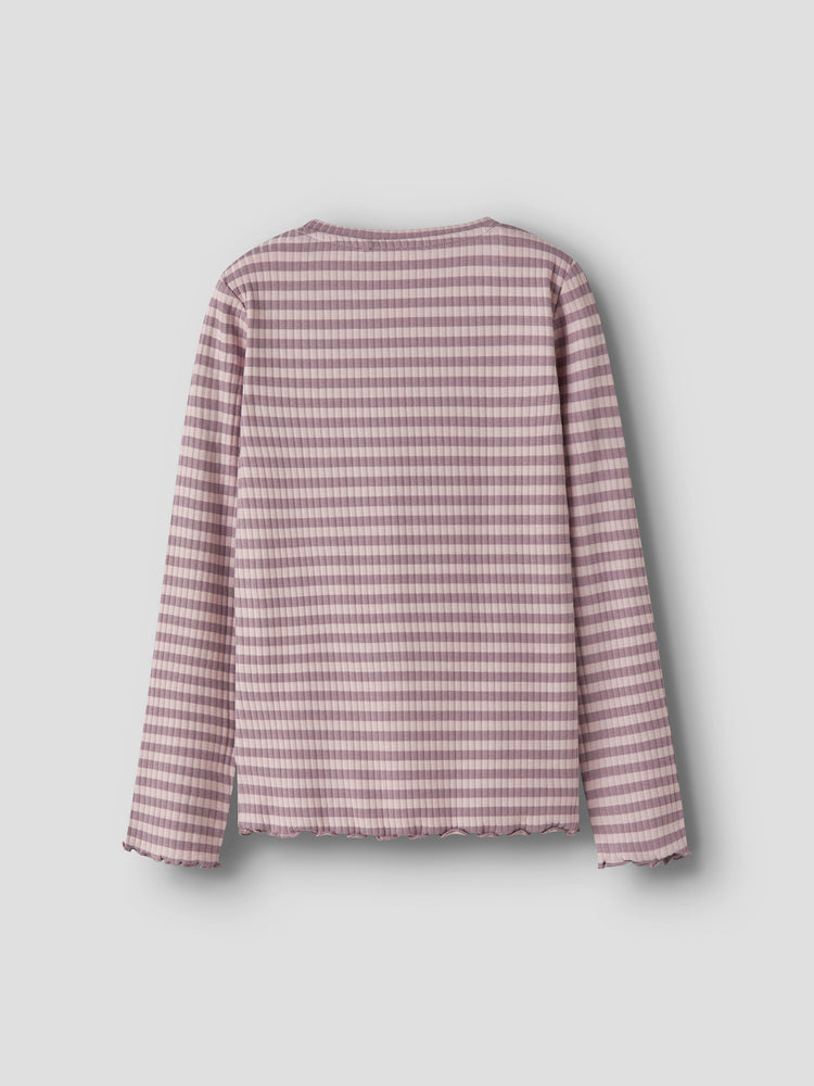 Εφηβική μπλούζα ριπ NKFVEMMA LS SLIM TOP 13225053 | 13225053