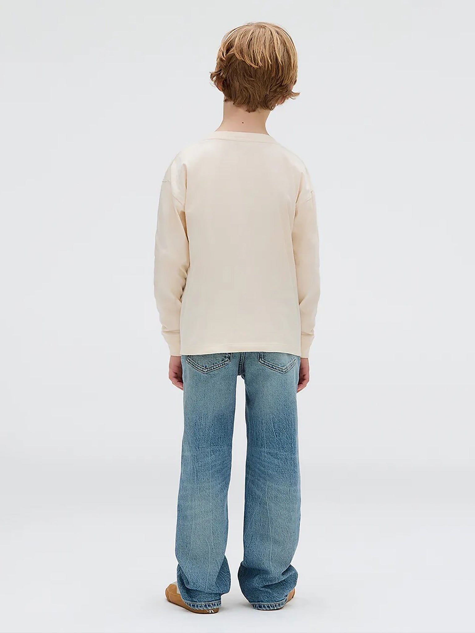 Παιδική μπλούζα μακό FLLED IN MONOLOGO LS TEE IB0IB02531PGB | IB0IB02531PGB