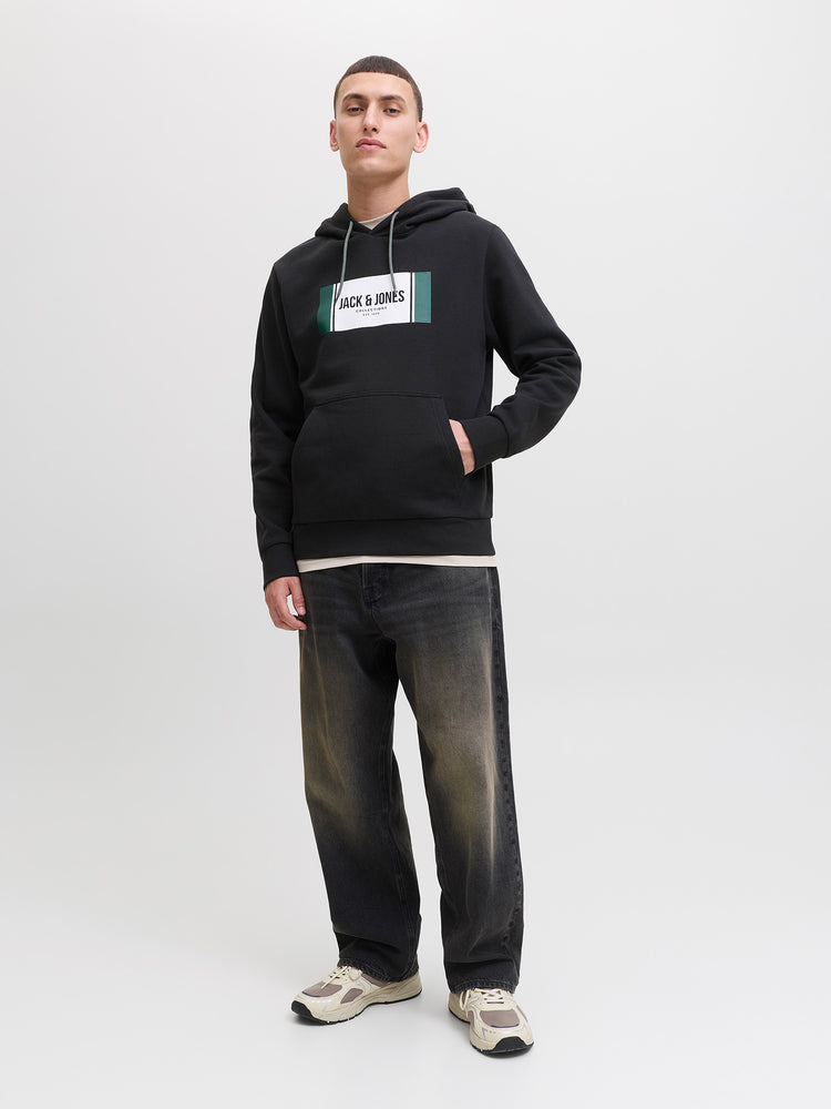 Ανδρική μπλούζα φούτερ JJHAYATO SWEAT HOOD BTS 12278614 | 12278614