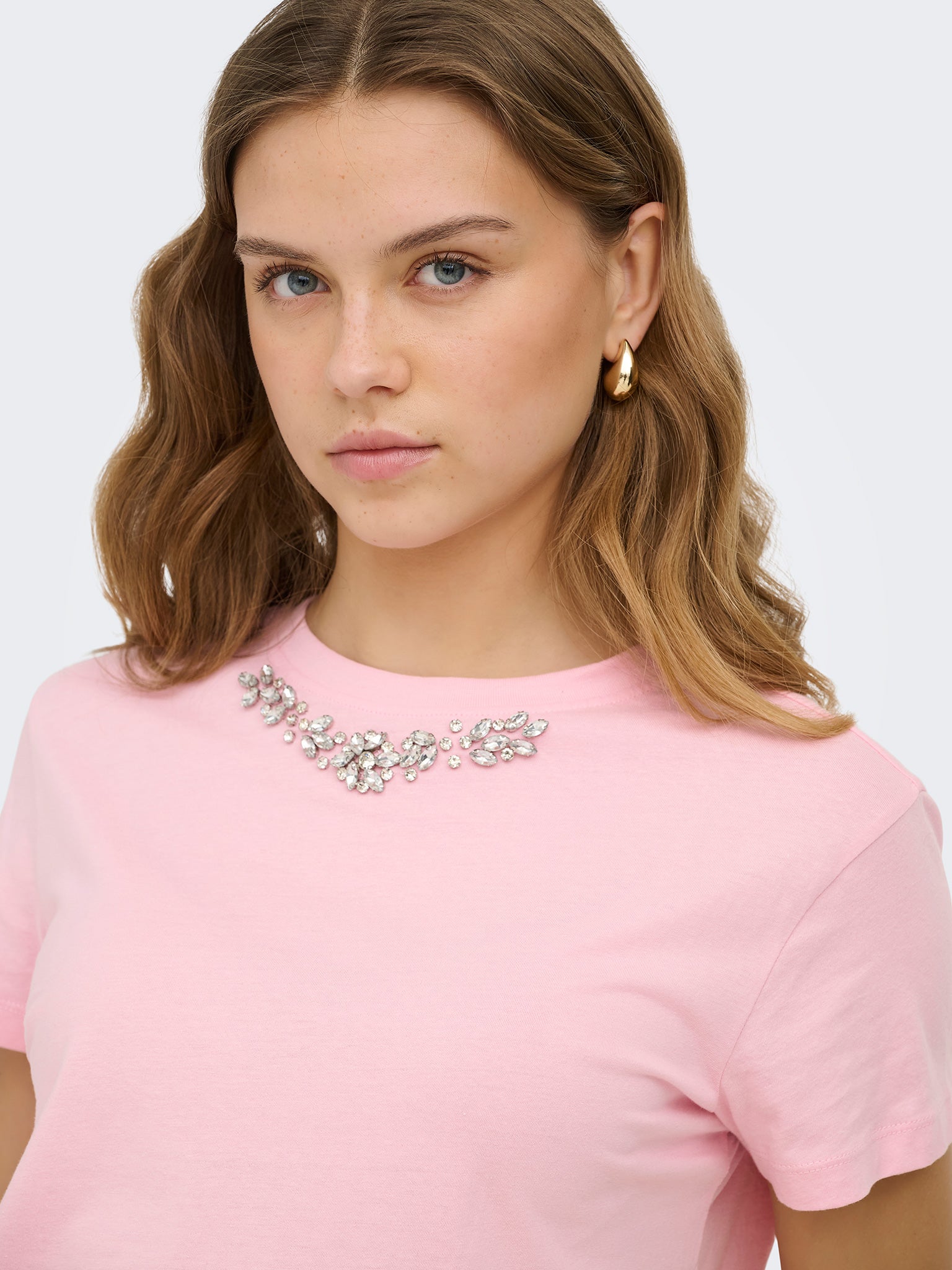 Γυναικείο t-shirt ONLHAPI BLING TOP BOX JRS 15372554 | 15372554