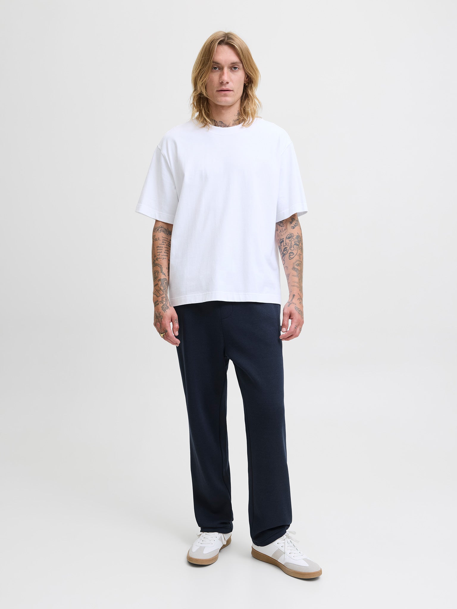 Ανδρικό παντελόνι φόρμας JPSTKANE BRADLEY UNCUFFED SWT PANTS NOOS 12279134 | 12279134