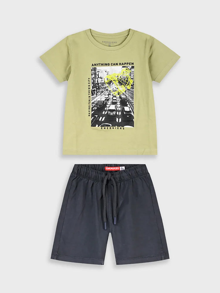 Παιδικό σύνολο με βερμούδα | 12-226184-0