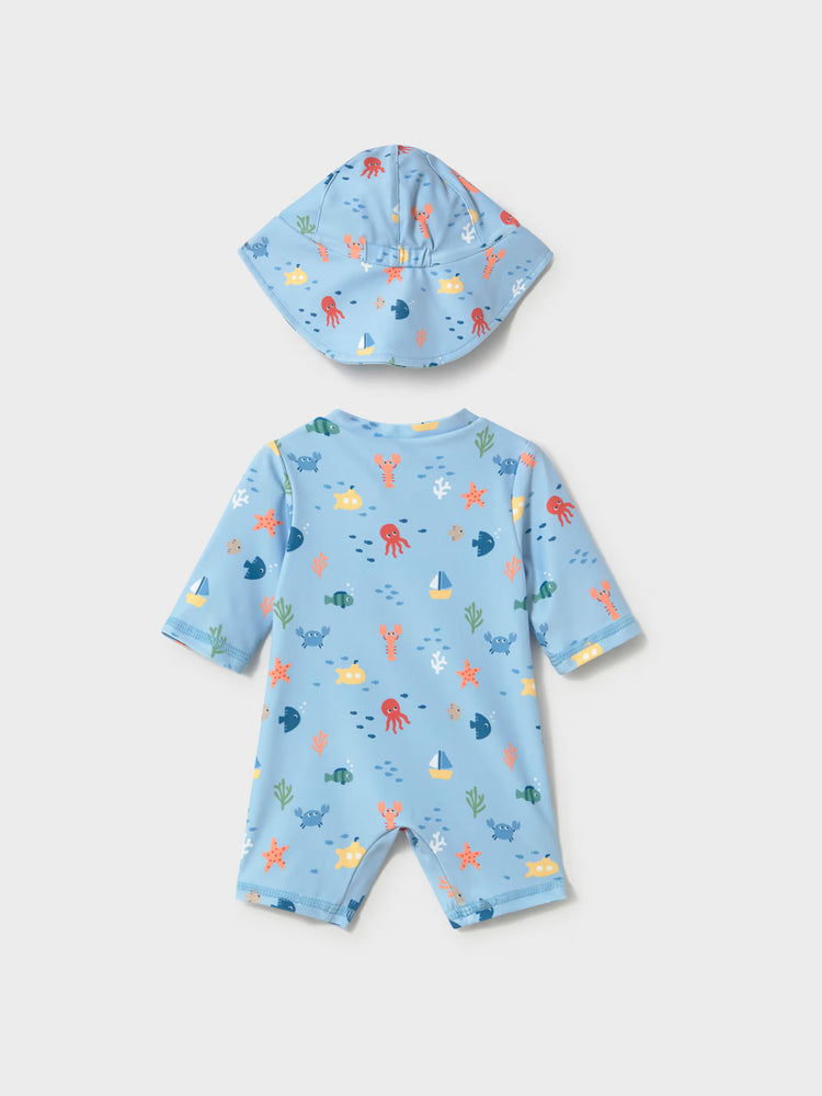 Βρεφικό μαγιό με καπέλο | 26-01620-040