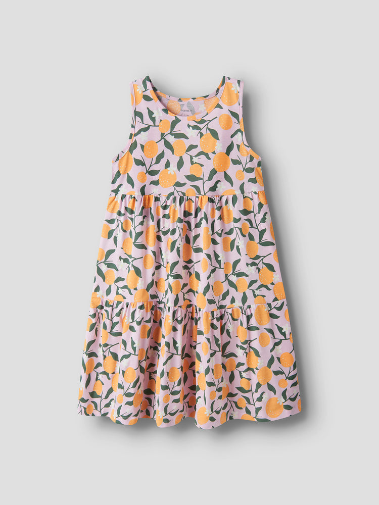 Εφηβικό φόρεμα μακό Pirouette Oranges NKFVIGGA SPENCER DRESS 13228208 | 13228208