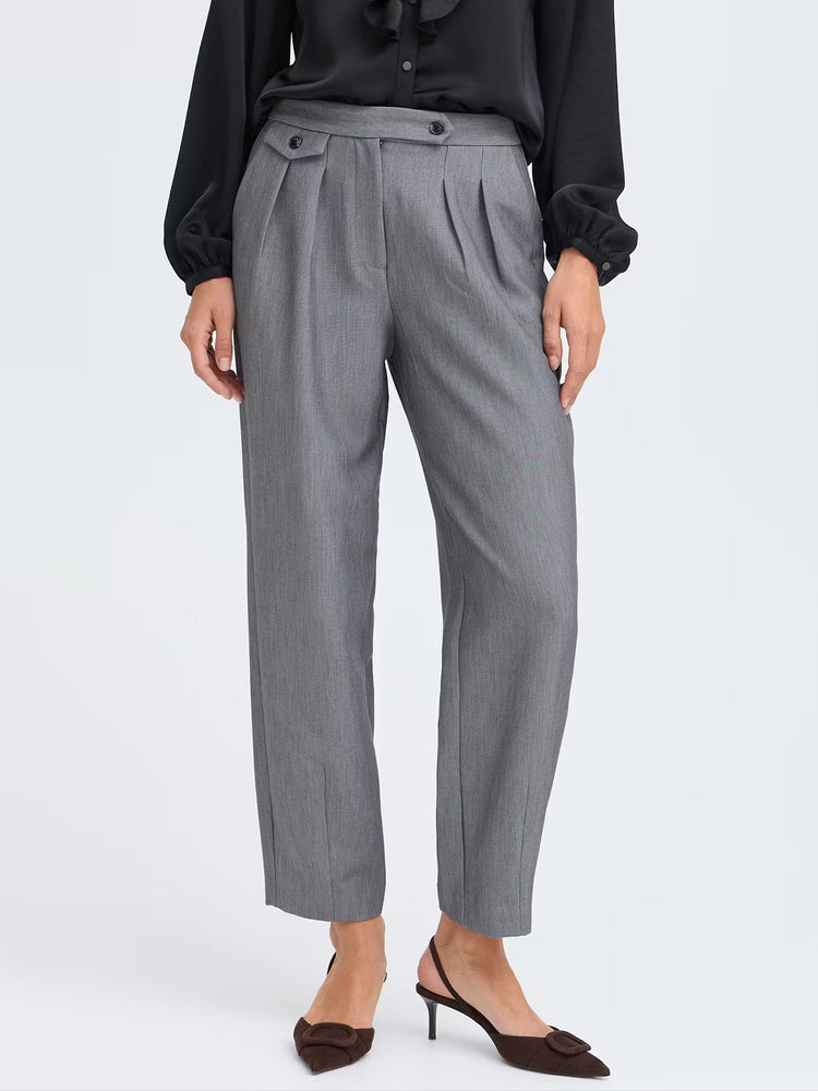 Γυναικείο παντελόνι BYEARL Bukser Mid Grey Melange 20819471 | 20819471