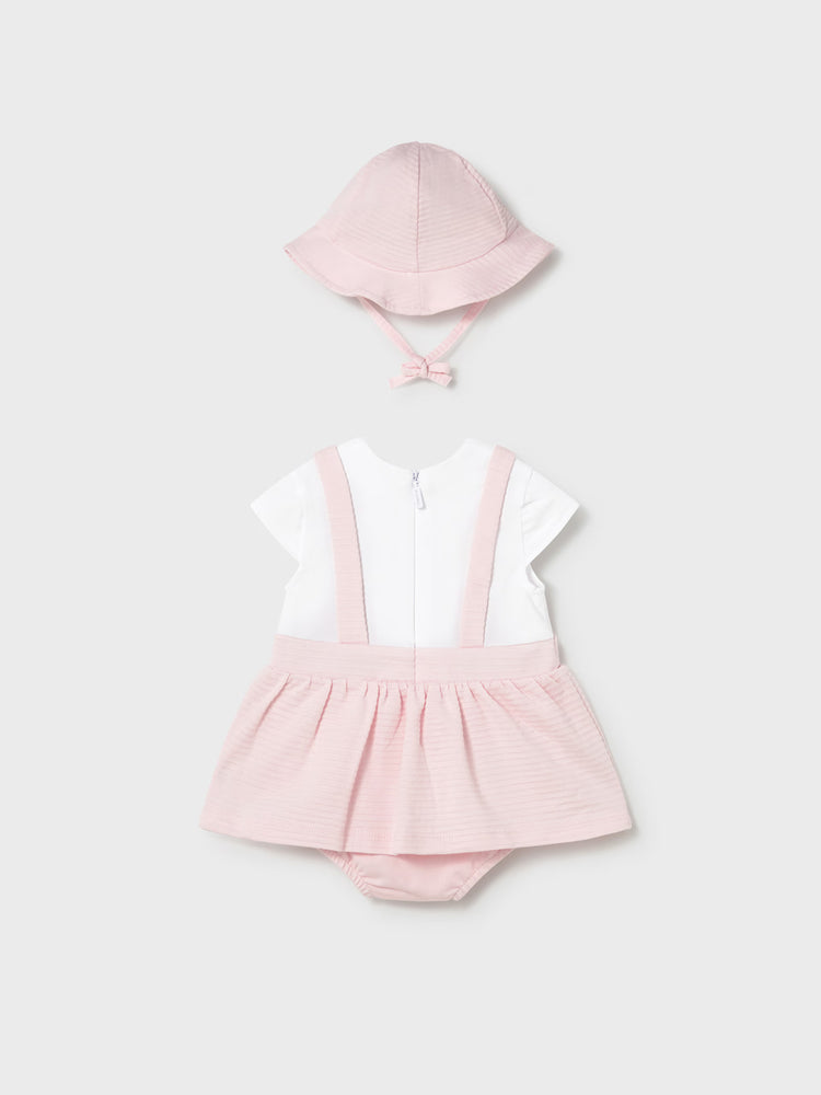 Βρεφικό φορμάκι φούστα με καπέλο | 26-01631-047