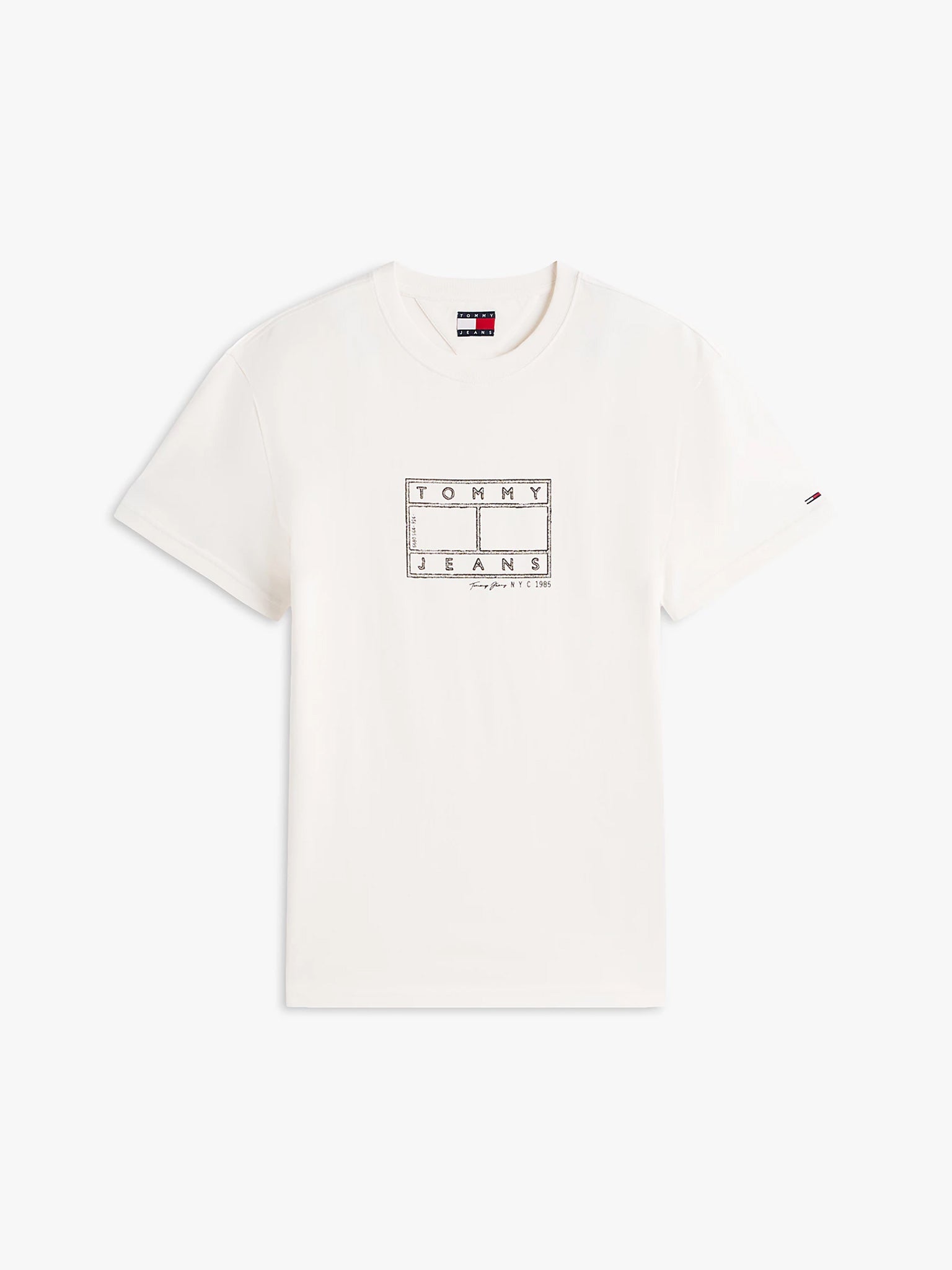 Ανδρικό t-shirt TJM REG CENTER FLAG SS TEE DM0DM22317YBH | DM0DM22317YBH