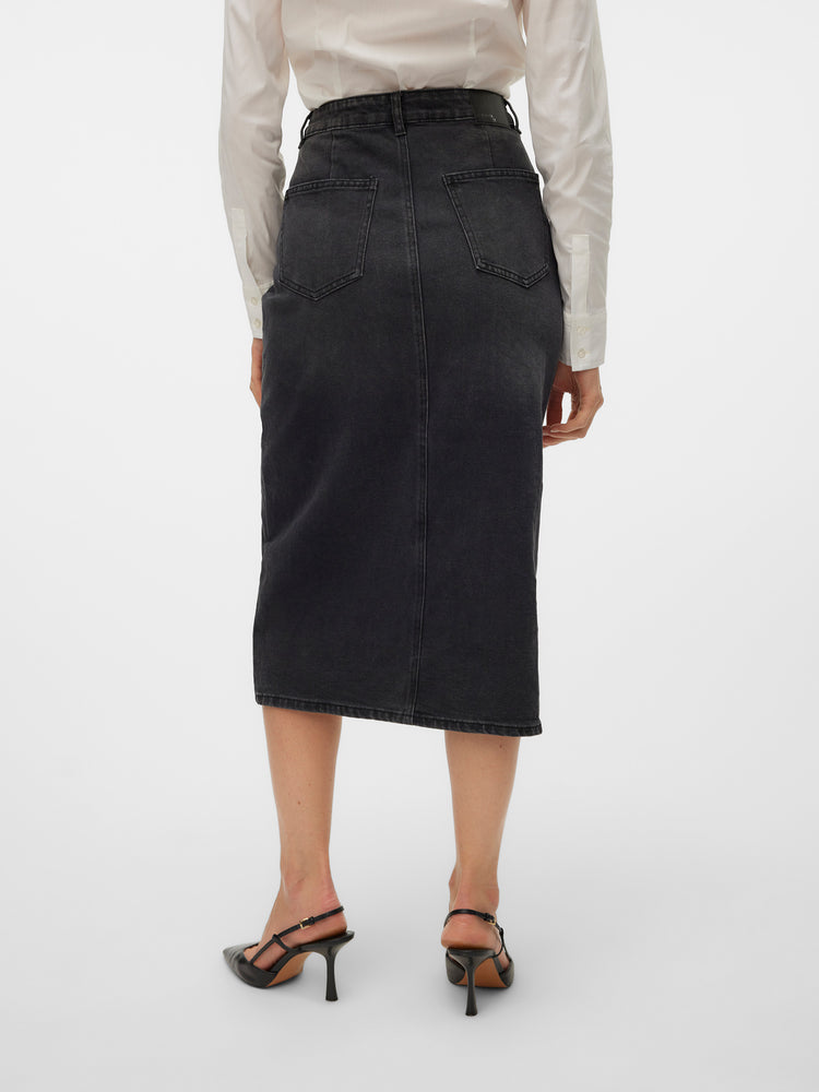 Γυναικεία φούστα τζιν VMVERI HR CALF DENIM SKIRT GA MIX NOOS 10295731 | 10295731