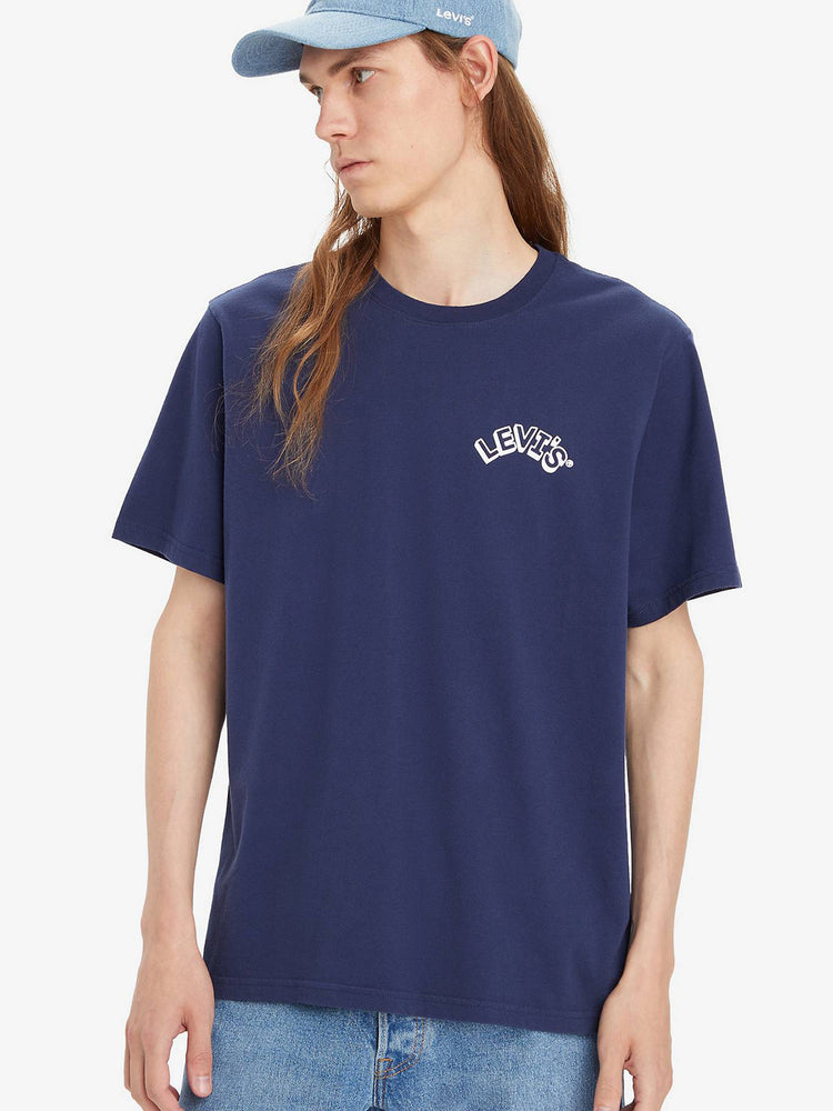 Ανδρικό t-shirt ss relaxed fit tee blues 161431311 | 161431311