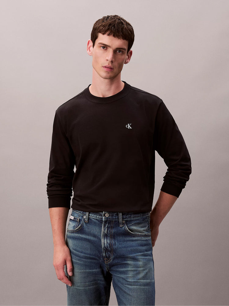 Ανδρική μπλούζα μακό LS EASY MONOGRAM TEE LV04RD247GUB1 | LV04RD247GUB1