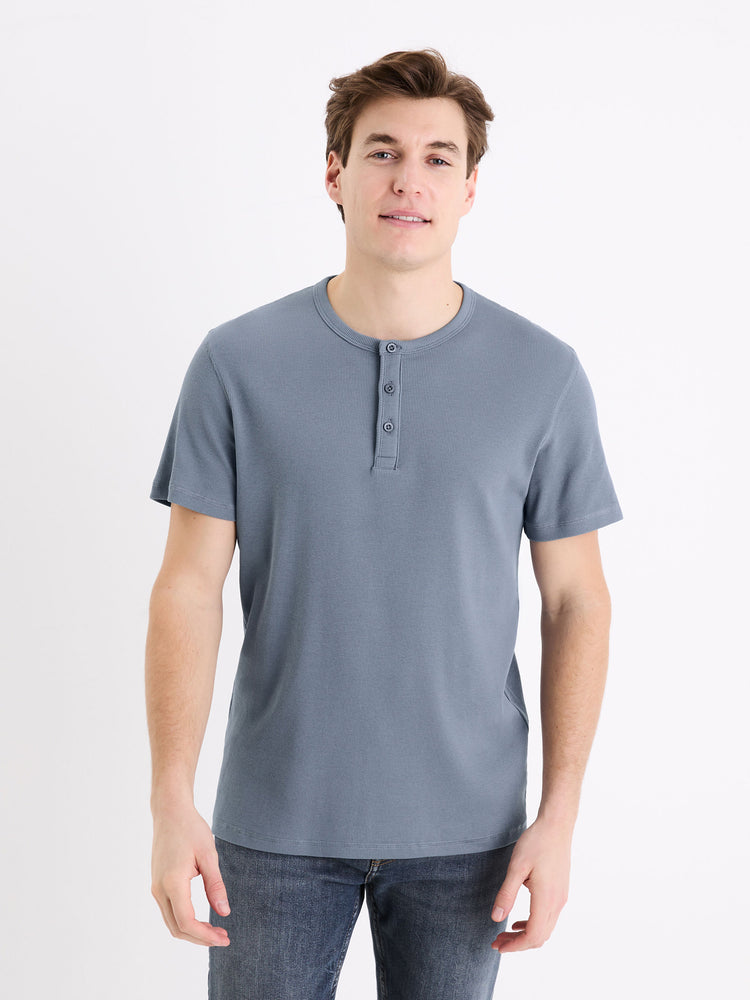 Ανδρικό t-shirt ριπ short sleeves GENRIB | GENRIB