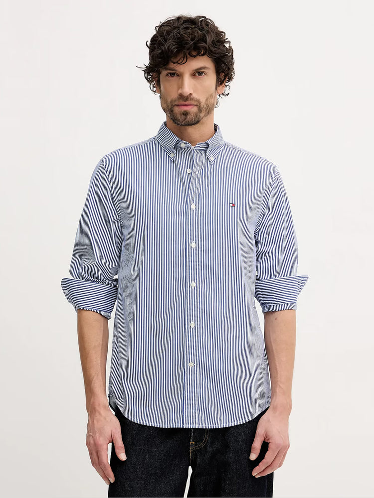 Ανδρικό πουκάμισο ριγέ CORE FLEX POP CLASSIC STP SHIRT MW0MW414030A4 | MW0MW414030A4