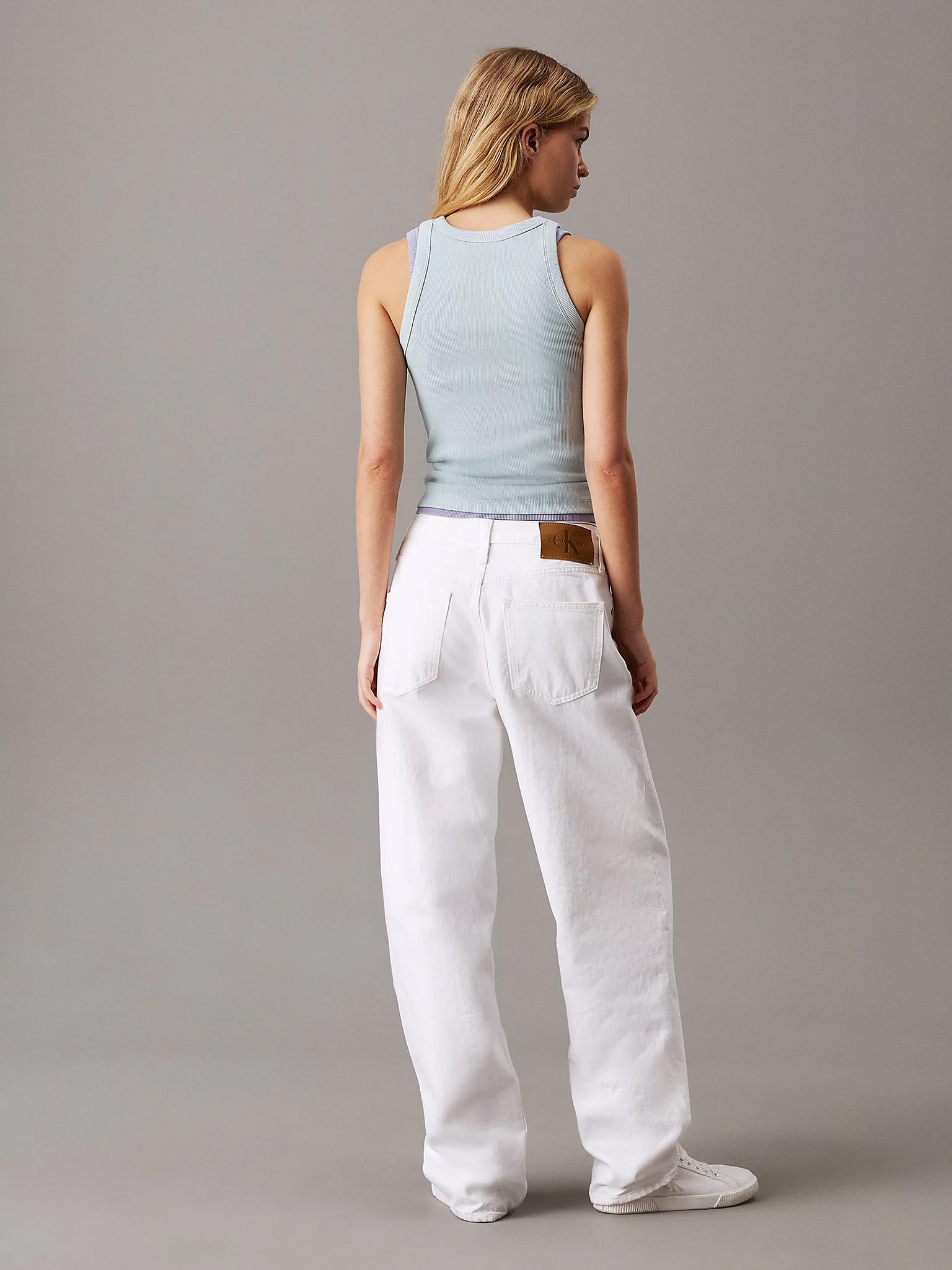 Γυναικεία μπλούζα MONOLOGO RIB TANK TOP J20J225301CDV | J20J225301CDV