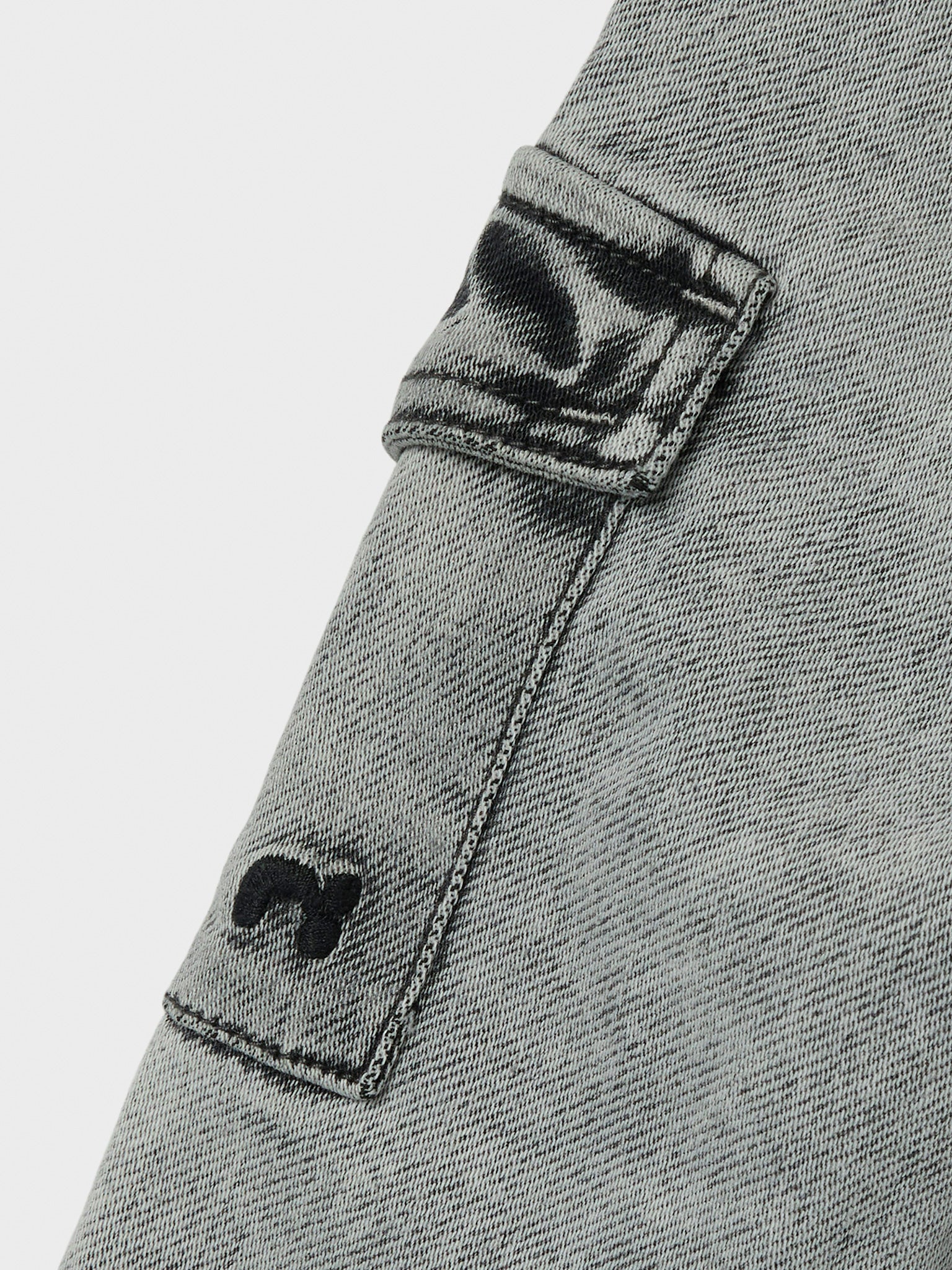 Παιδικό παντελόνι cargo NMMSILAS SLIM CARGO JEANS 1280-GY 13237050 | 13237050
