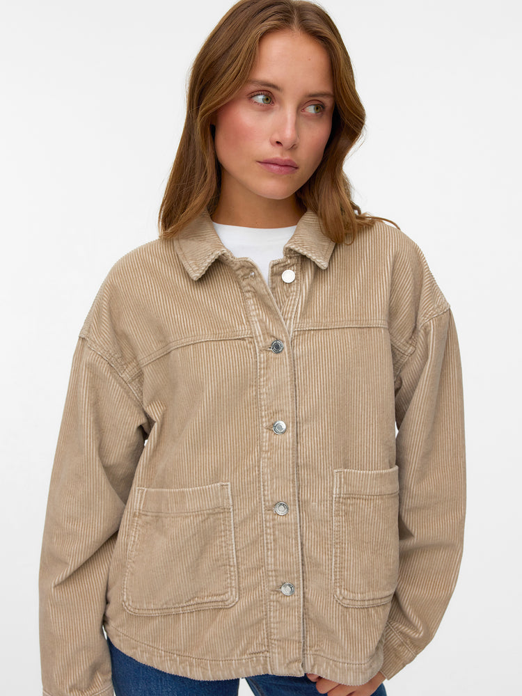 Γυναικείο τζάκετ κοτλέ VMJAMIE LS CORDUROY SHACKET MIX NOOS 10337350 | 10337350