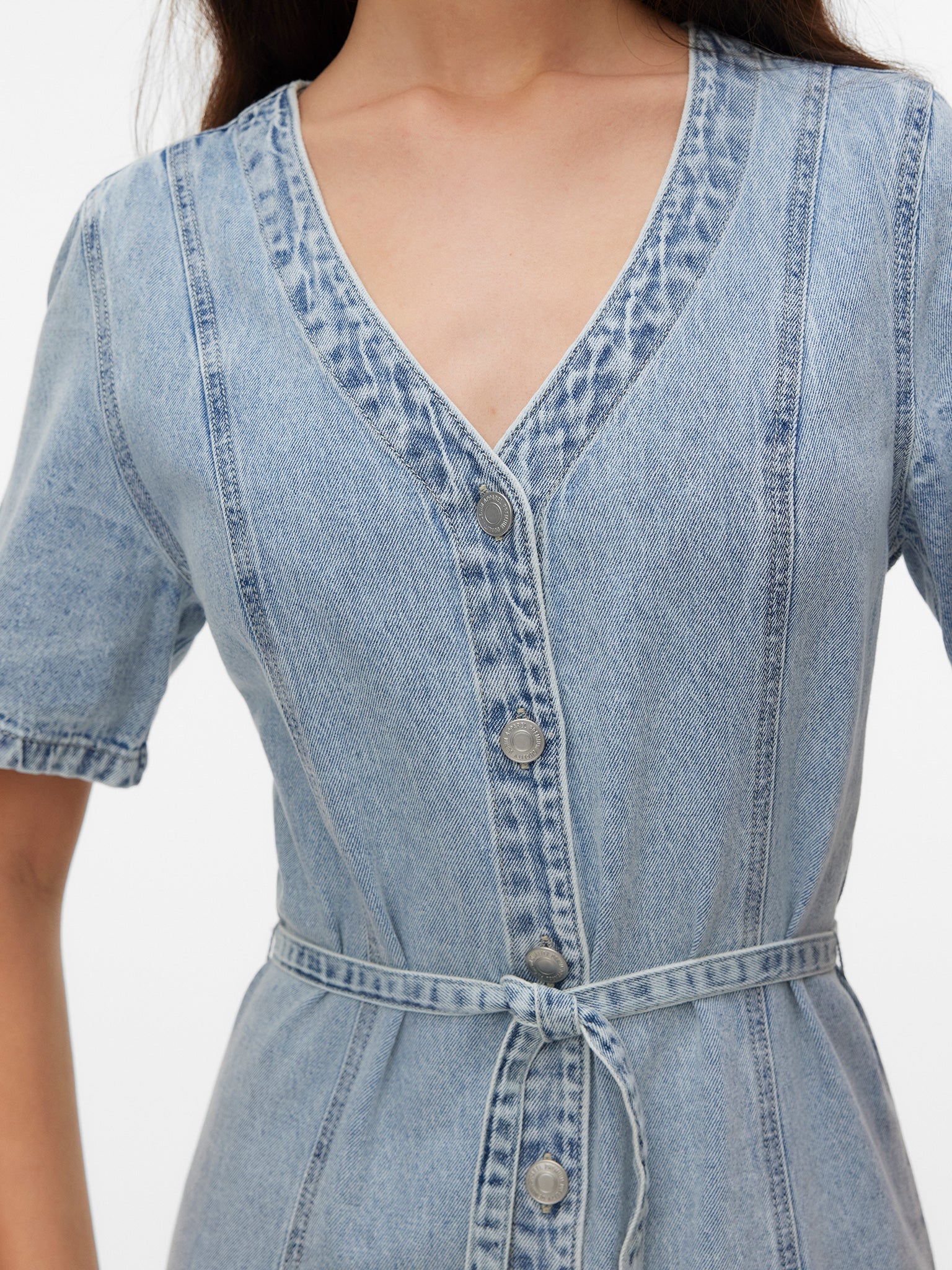 Γυναικείο φόρεμα τζιν Light blue | 10349587