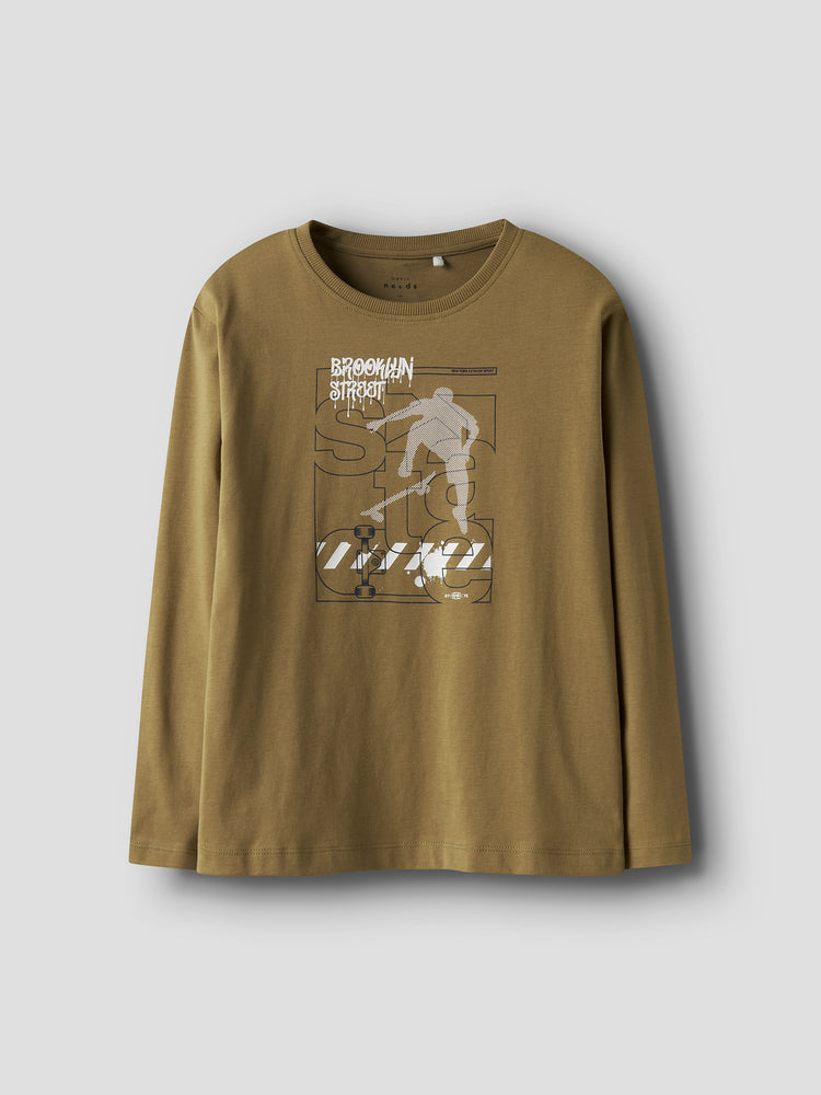 Εφηβική μπλούζα μακό NKMVAGNO LS LOOSE TOP 13224968 | 13224968