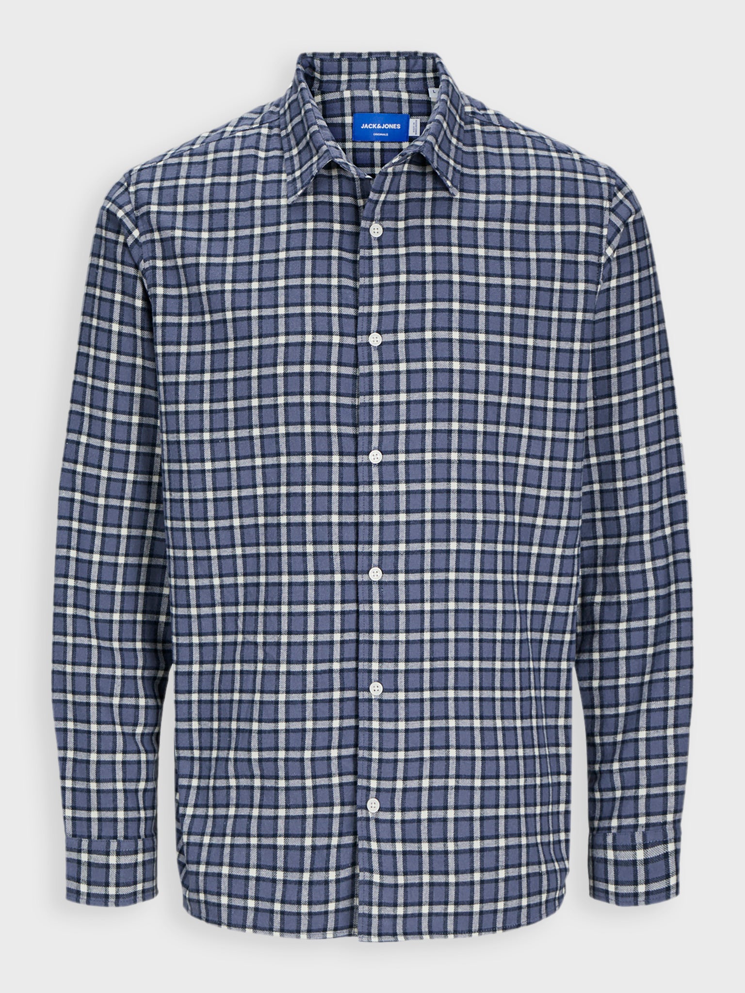 Ανδρικό πουκάμισο καρό JORJOSHUA FLANNEL CHECK SHIRT LS LN 12260776 | 12260776