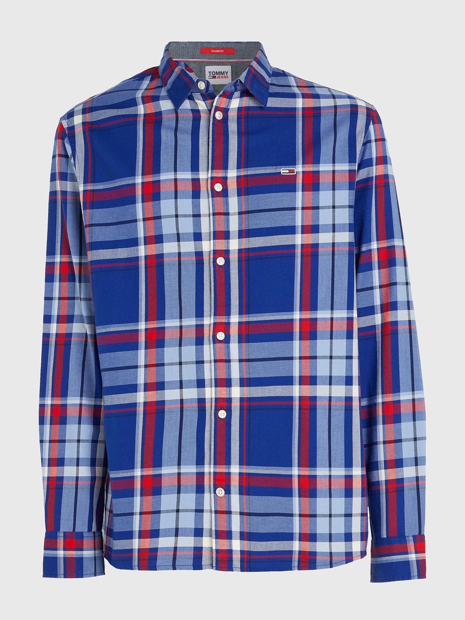 Ανδρικό πουκάμισο καρό ESSENTIAL PLAID CHECK CLASSIC FIT SHIRT DM0DM16612C9B | DM0DM16612C9B