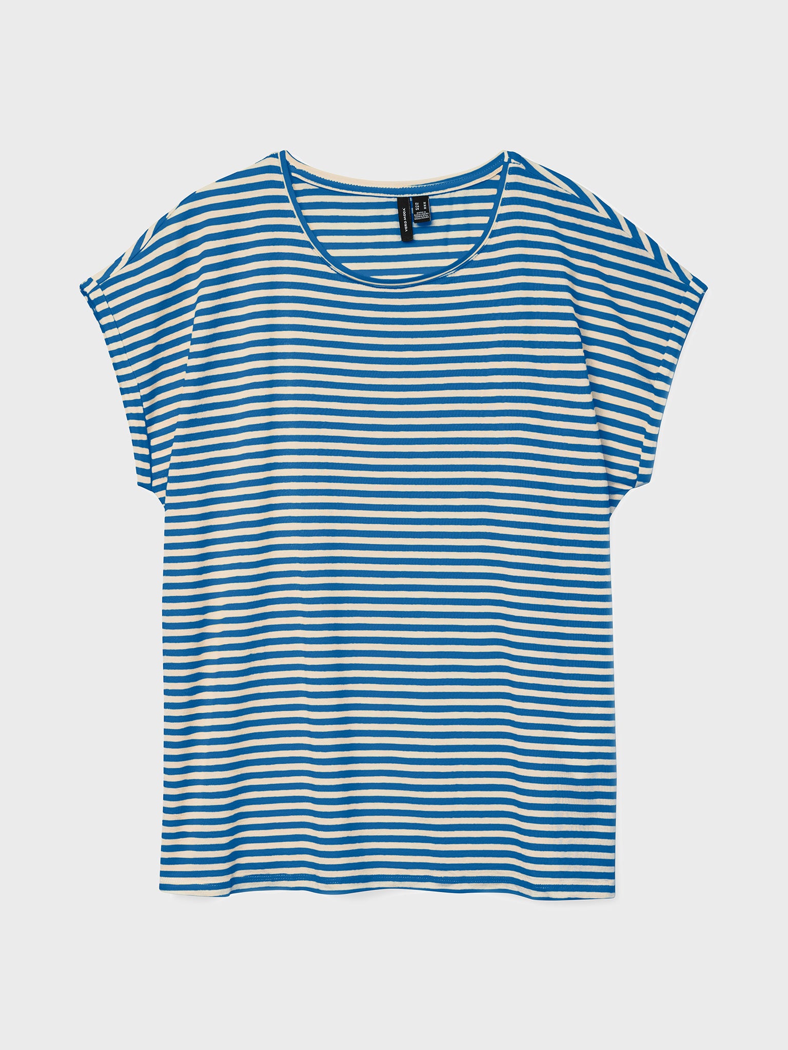 Γυναικεία μπλούζα ριγέ VMAVA SS TOP STRIPE GA JRS NOOS 10284469 | 10284469