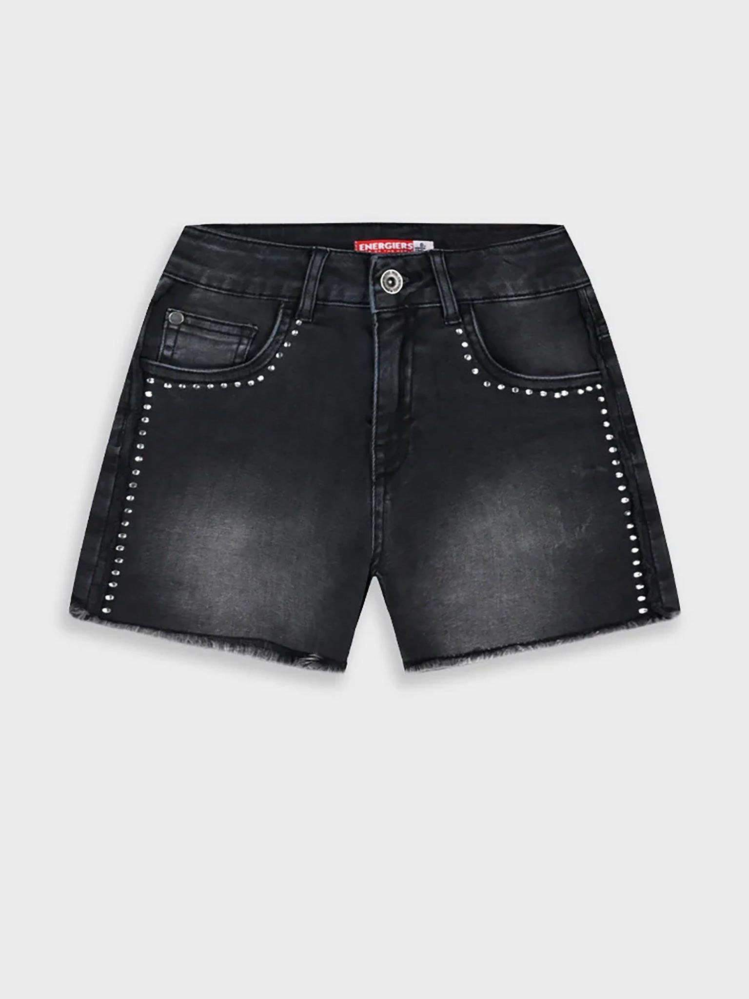 Εφηβικό σορτς τζιν με στρας | 16-226253-2