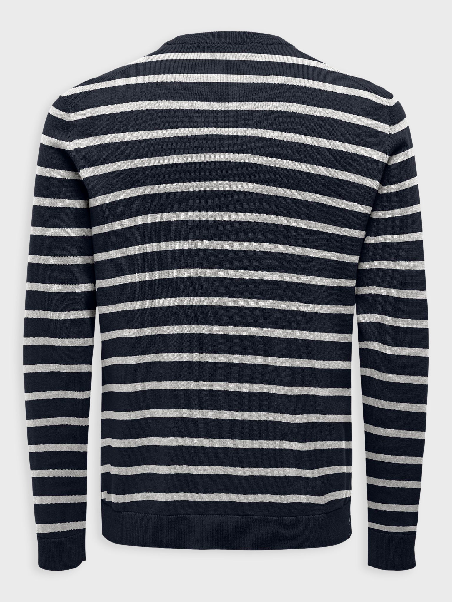 Ανδρική μπλούζα ριγέ ONSALEX REG 12 CREW KNIT 22015975 | 22015975