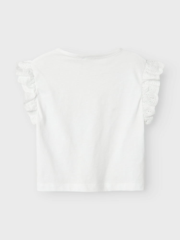 Παιδική μπλούζα βολάν NMFHREJAINE CAPSL SHORT NREG TOP 13238071 | 13238071