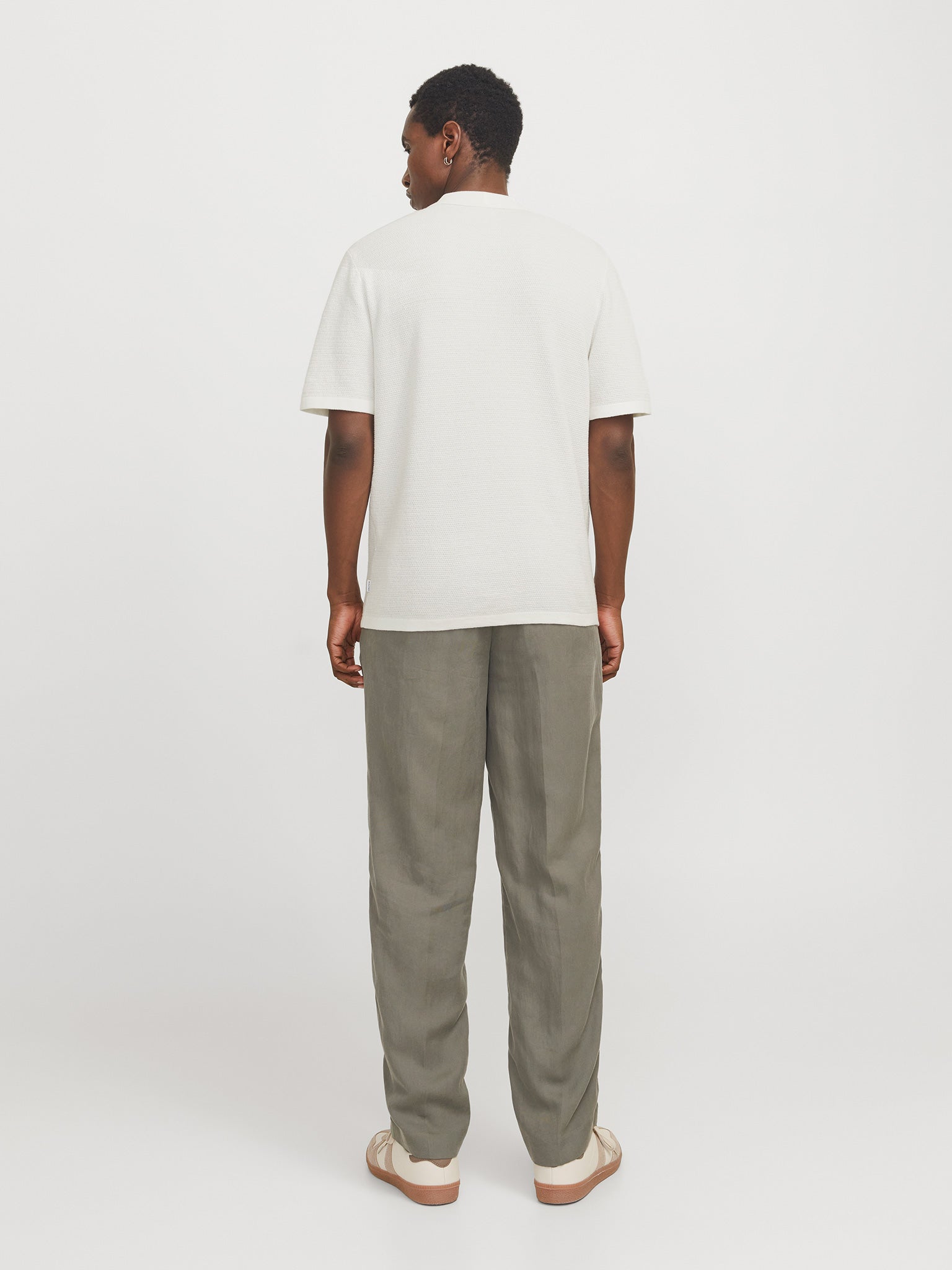 Ανδρικό polo πλεκτό JJEGEORGE KNIT POLO SS SN 12268281 | 12268281