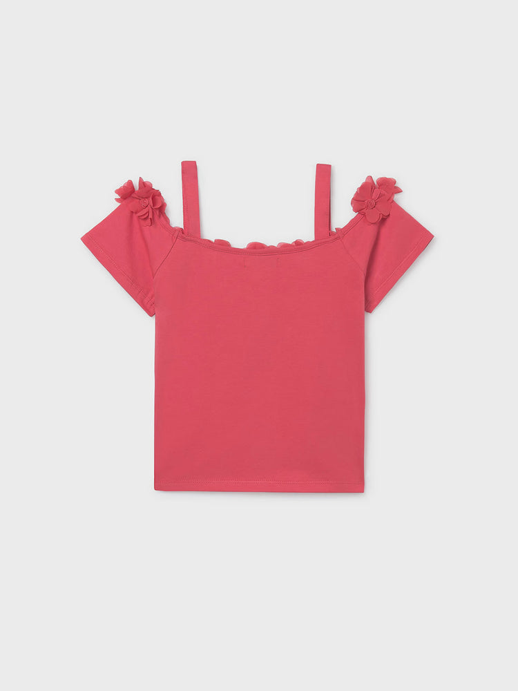 Εφηβική μπλούζα λουλούδια 3D | 26-06003-096