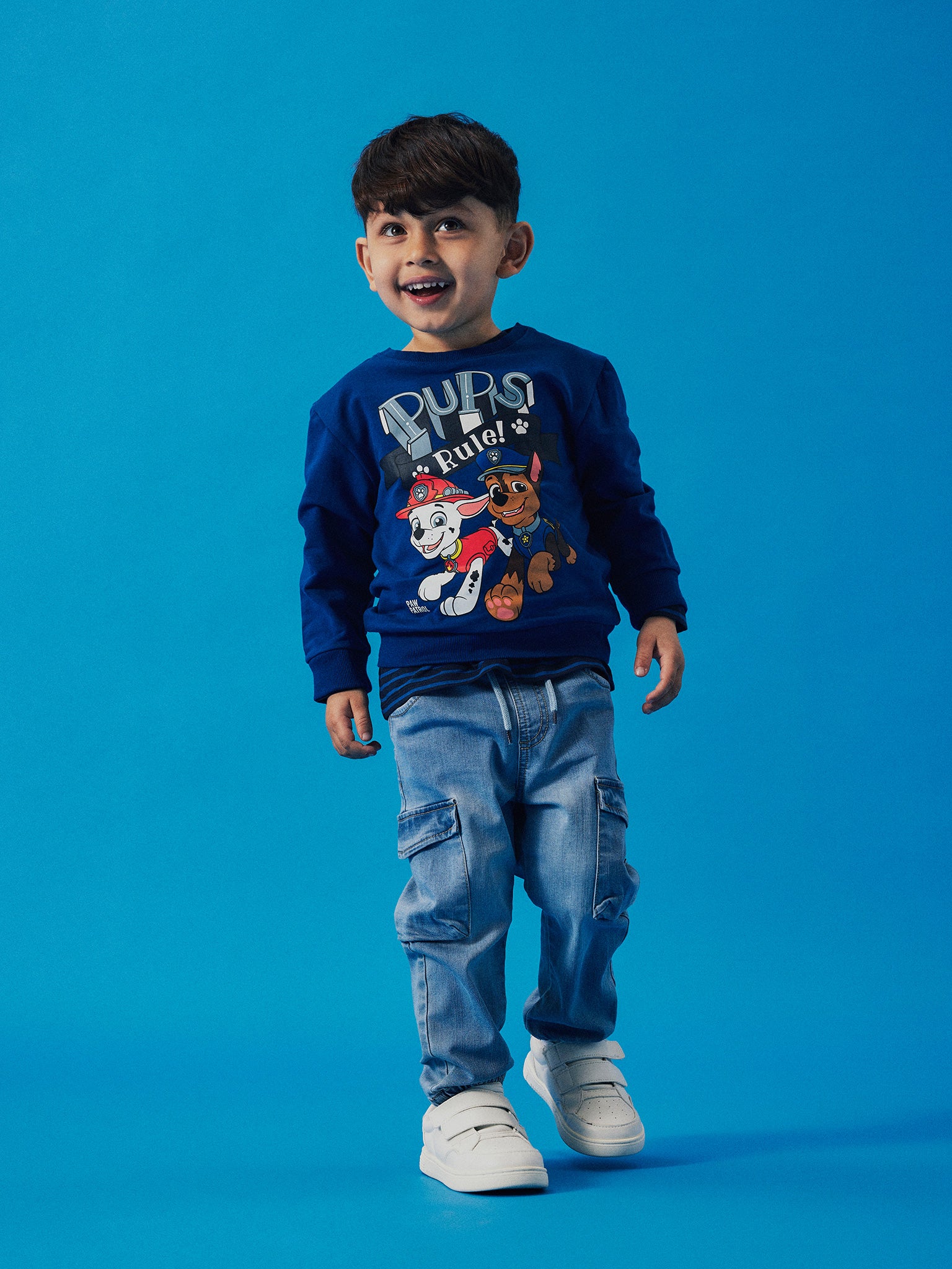 Παιδικό παντελόνι τζιν medium blue NMMBEN BAGGY R CARGO JEANS 9770-YT NOOS 13224943 | 13224943