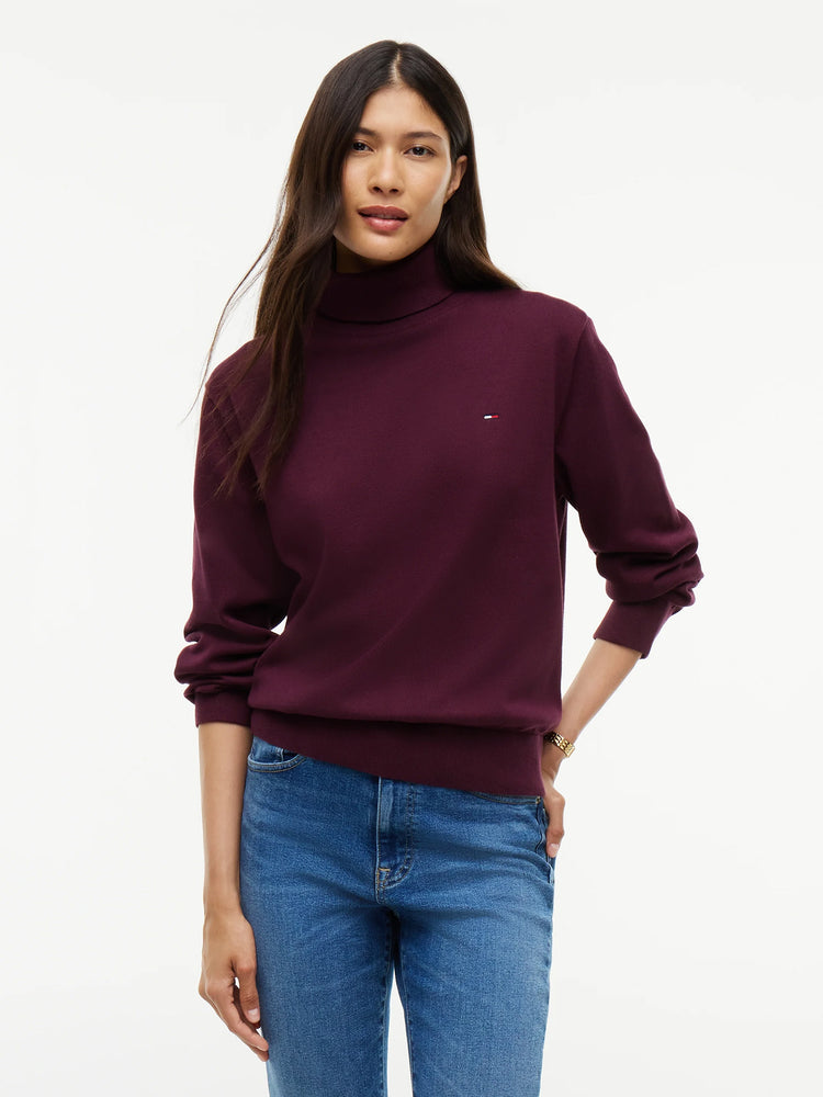 Γυναικεία μπλούζα ζιβάγκο TJW ESSENTIAL TRTLNK SWEATER DW0DW23361V11 | DW0DW23361V11