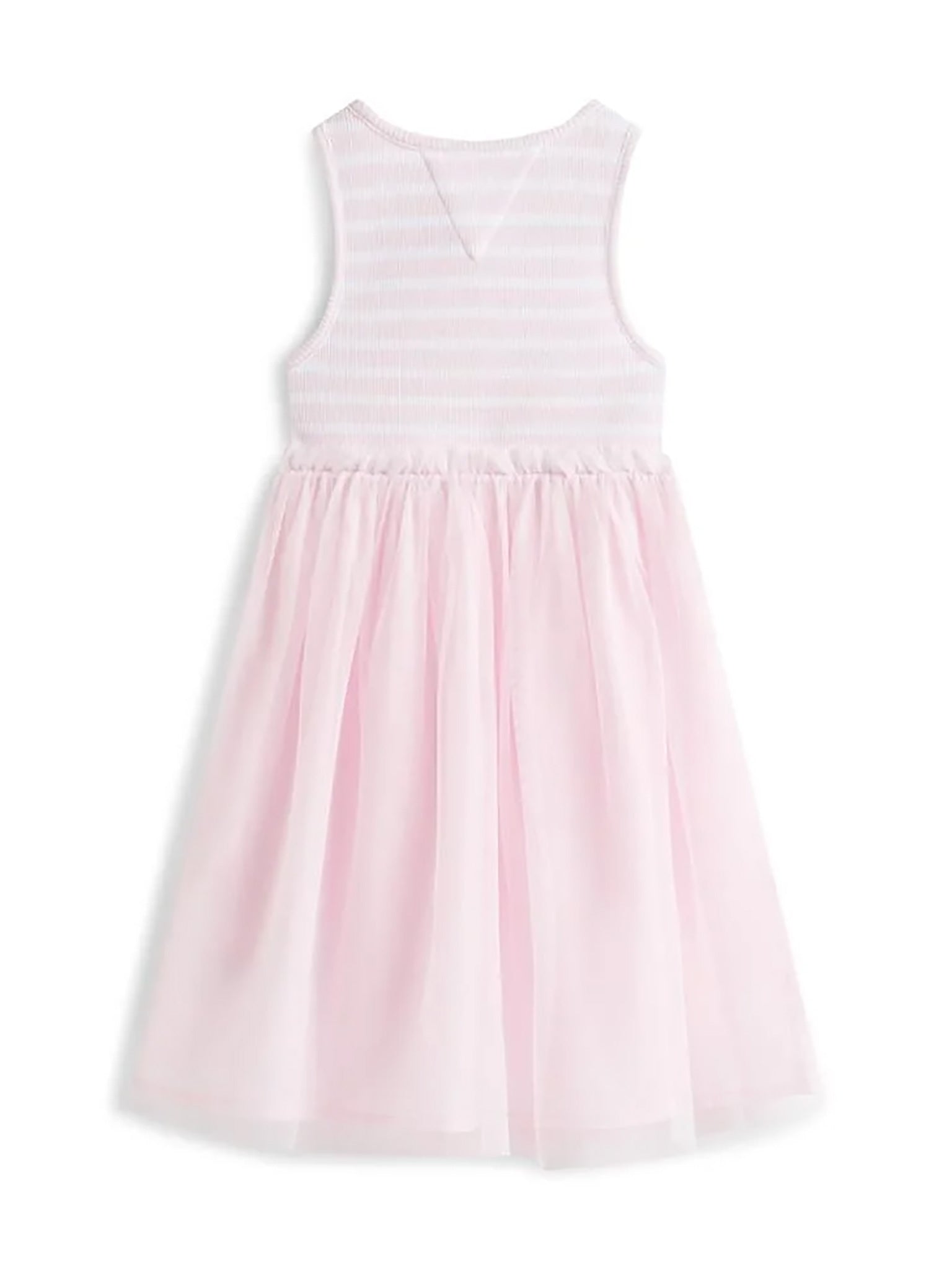 Παιδικό φόρεμα ριπ με τούλι LG COMBI TULLE DRESS KG0KG09156TN9 | KG0KG09156TN9