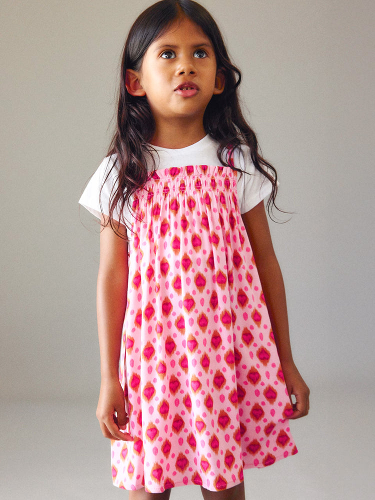 Παιδικό φόρεμα συνδυασμένο | 26-03933-064