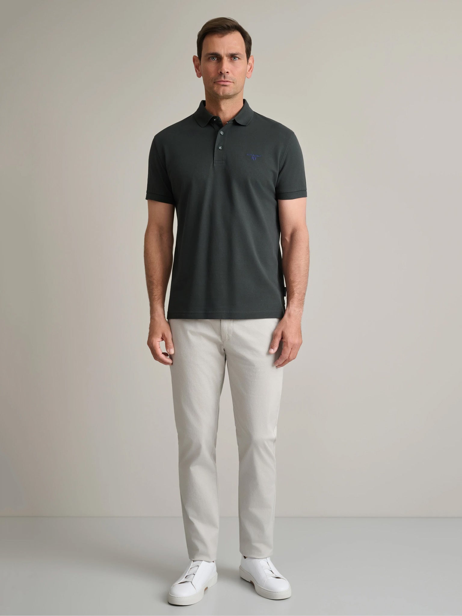 Ανδρικό παντελόνι chinos white sand 24AG.1003MFA/238 | 24AG.1003MFA/238