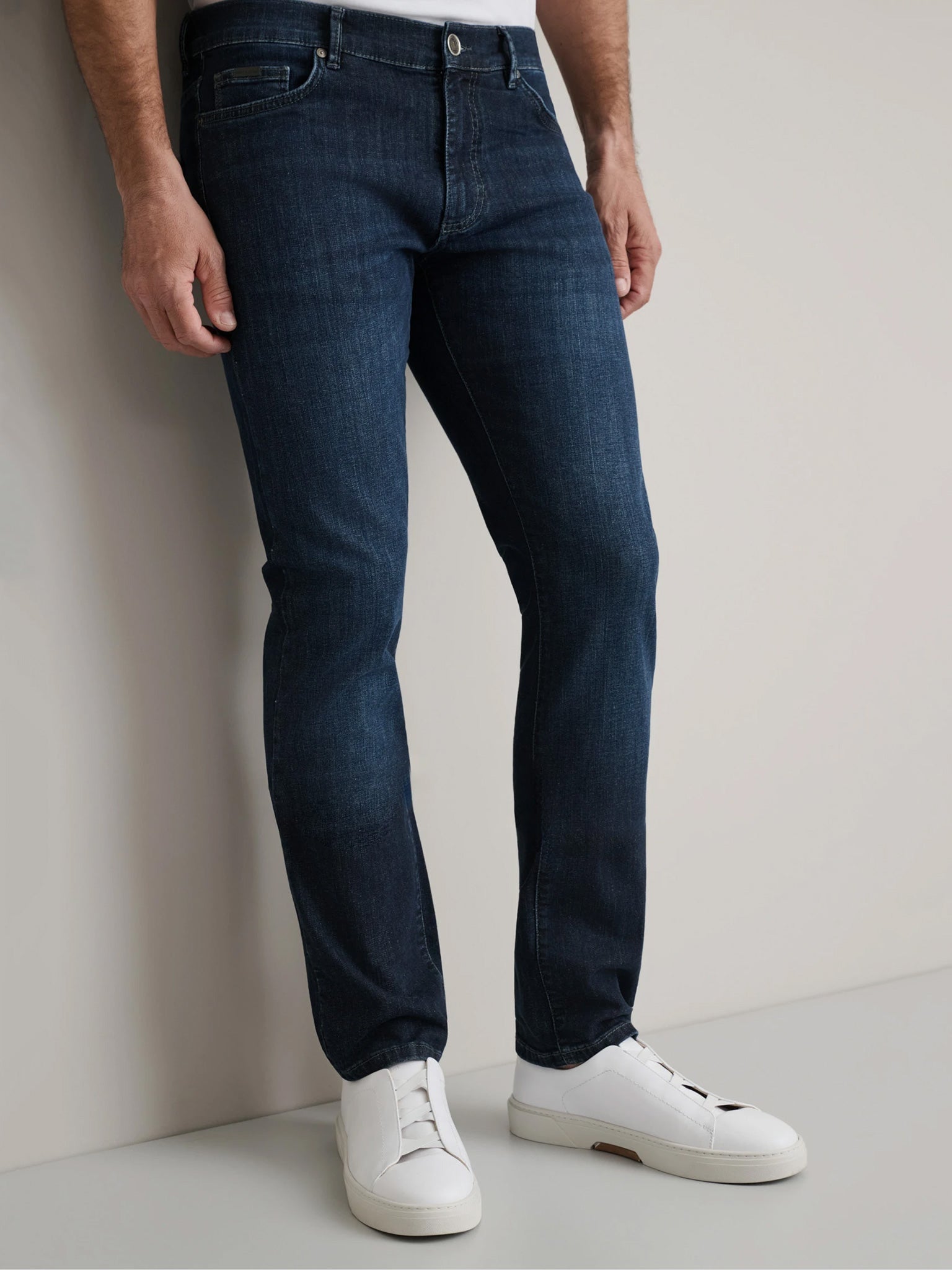 Ανδρικό παντελόνι τζιν blue/black 24AK.058/LW | 24AK.058/LW