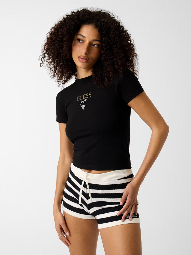 Γυναικείο t-shirt crop W6RI15J1314JBLK | W6RI15J1314JBLK