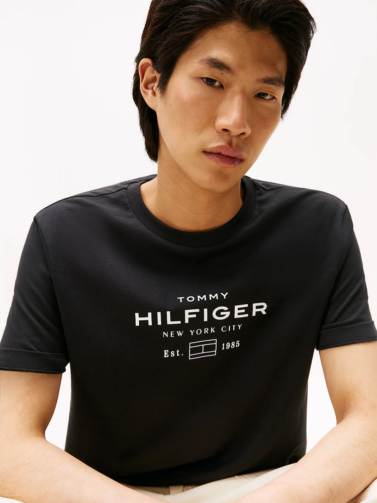Ανδρικό t-shirt HILFIGER STACK GRAPHIC TEE MW0MW40002BDS | MW0MW40002BDS