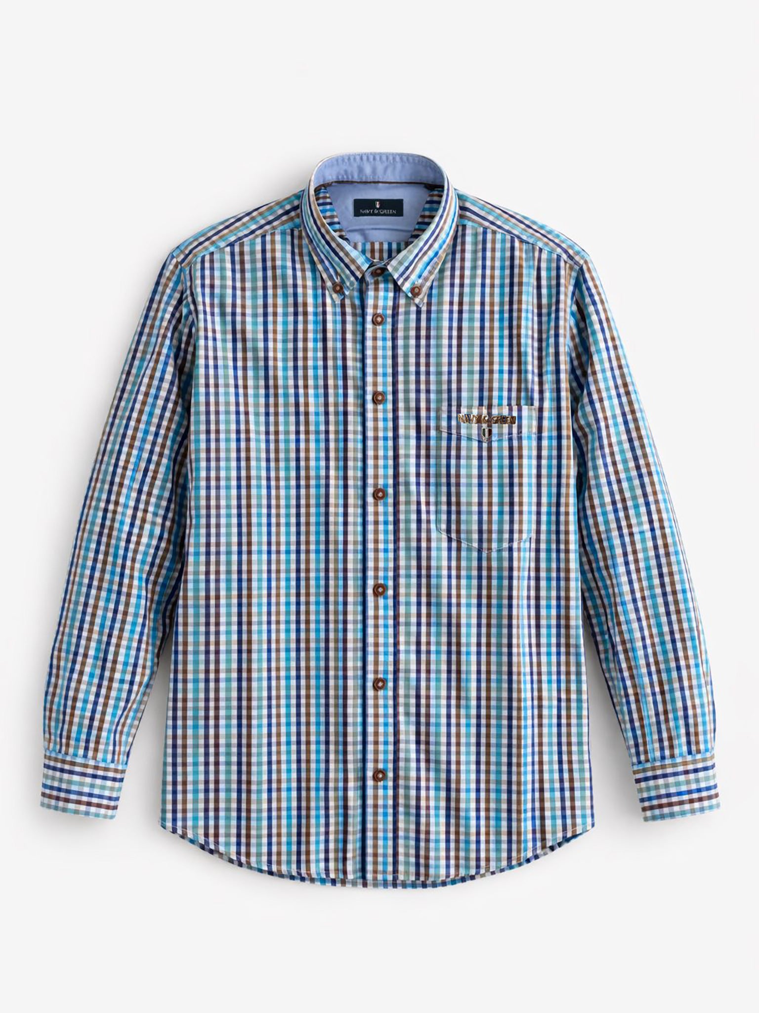 Ανδρικό πουκάμισο καρό 24NG.GE105/1 | 24NG.GE105/1