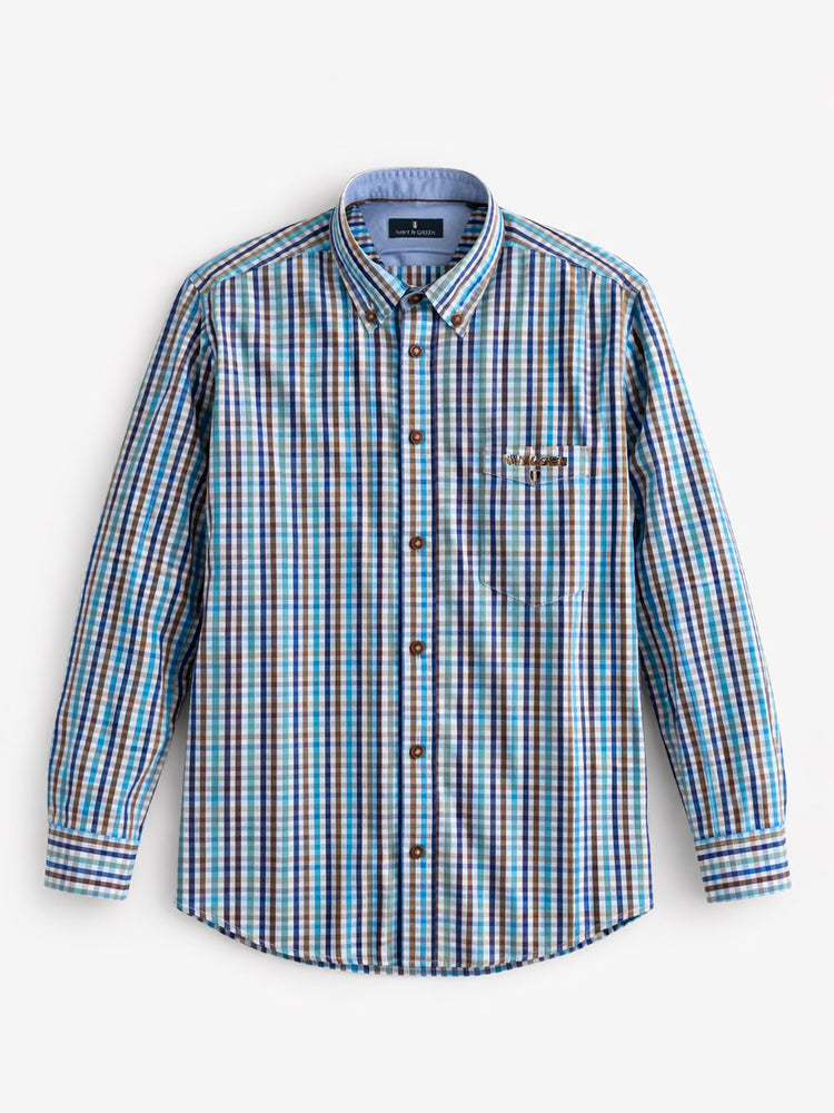 Ανδρικό πουκάμισο καρό 24NG.GE105/1 | 24NG.GE105/1