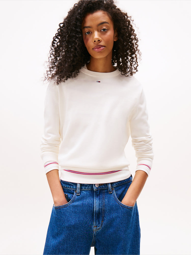 Γυναικεία μπλούζα πλεκτή TJW ESSENTIAL CREW SWEATER EXT DW0DW20159YBH | DW0DW20159YBH