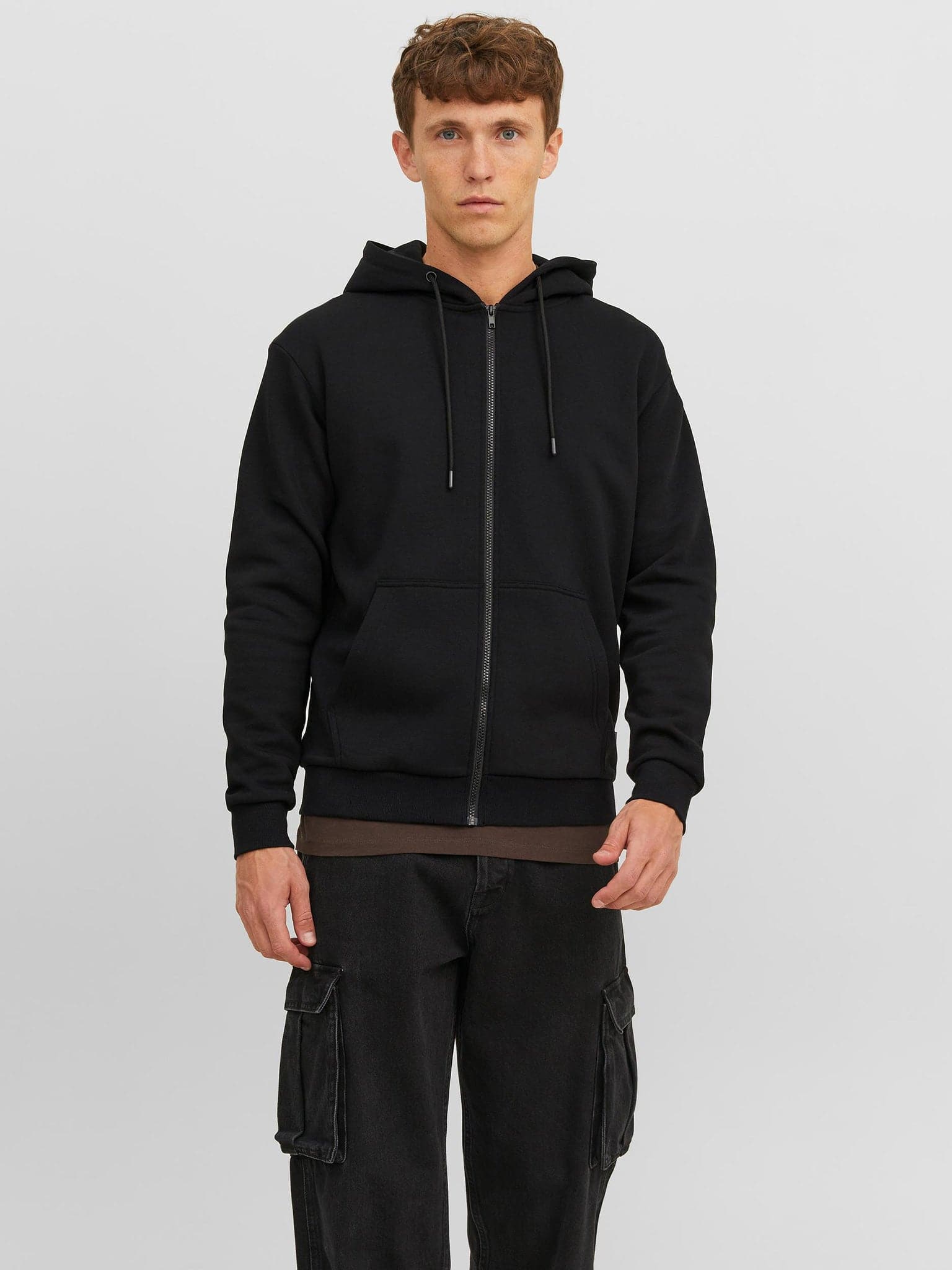 Ανδρική ζακέτα φούτερ JJEBRADLEY SWEAT ZIP HOOD NOOS 12249342 | 12249342