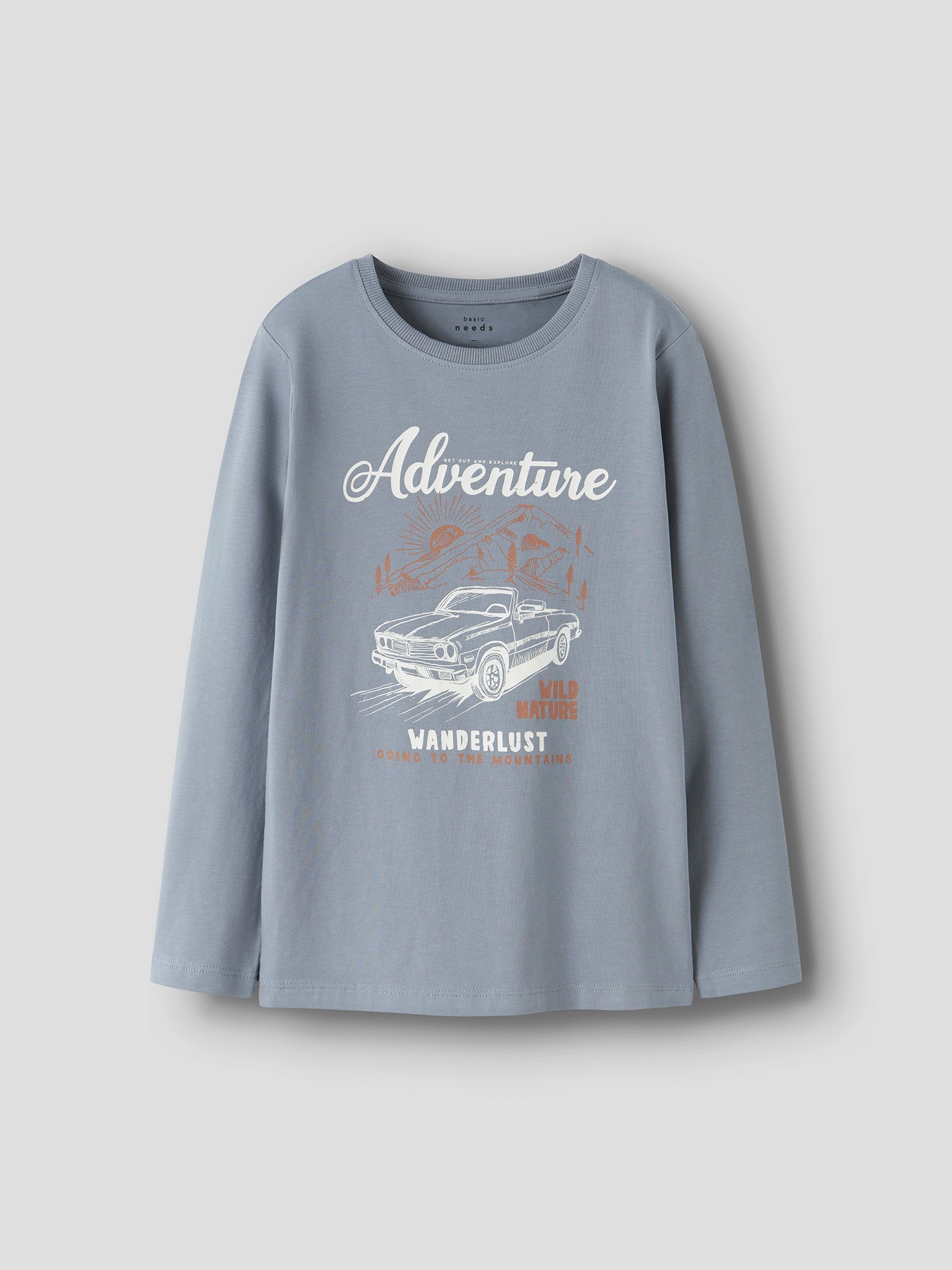 Εφηβική μπλούζα μακό wild nature NKMVUX LS TOP 13224969 | 13224969