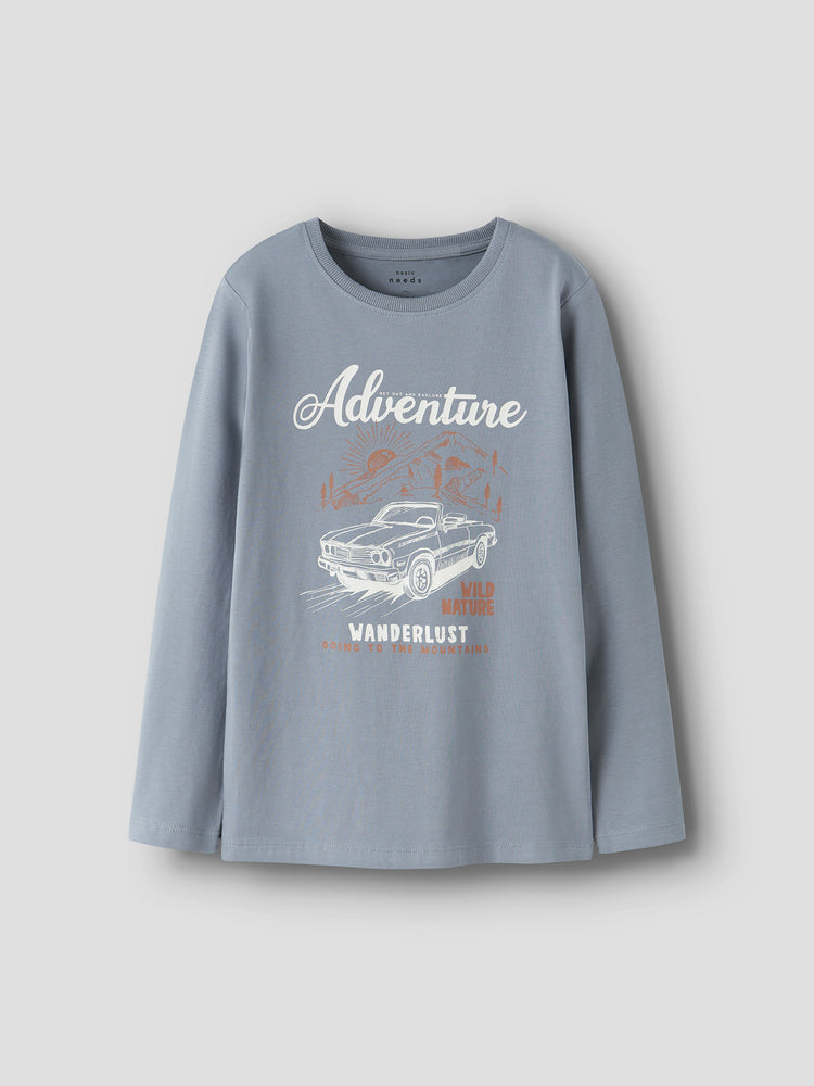 Εφηβική μπλούζα μακό wild nature NKMVUX LS TOP 13224969 | 13224969