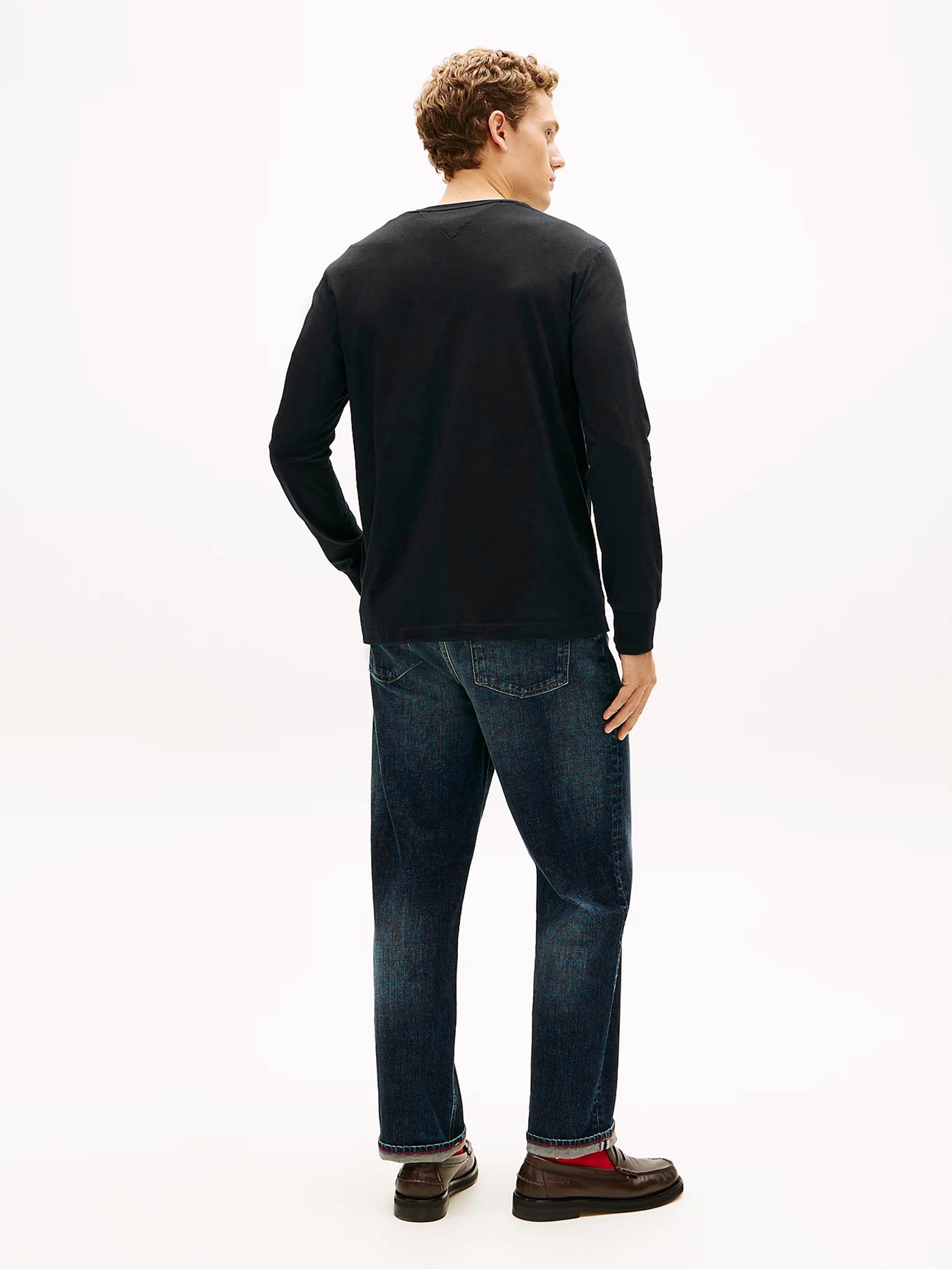 Ανδρική μπλούζα BRAND LOVE LS TEE MW0MW41454BDS | MW0MW41454BDS