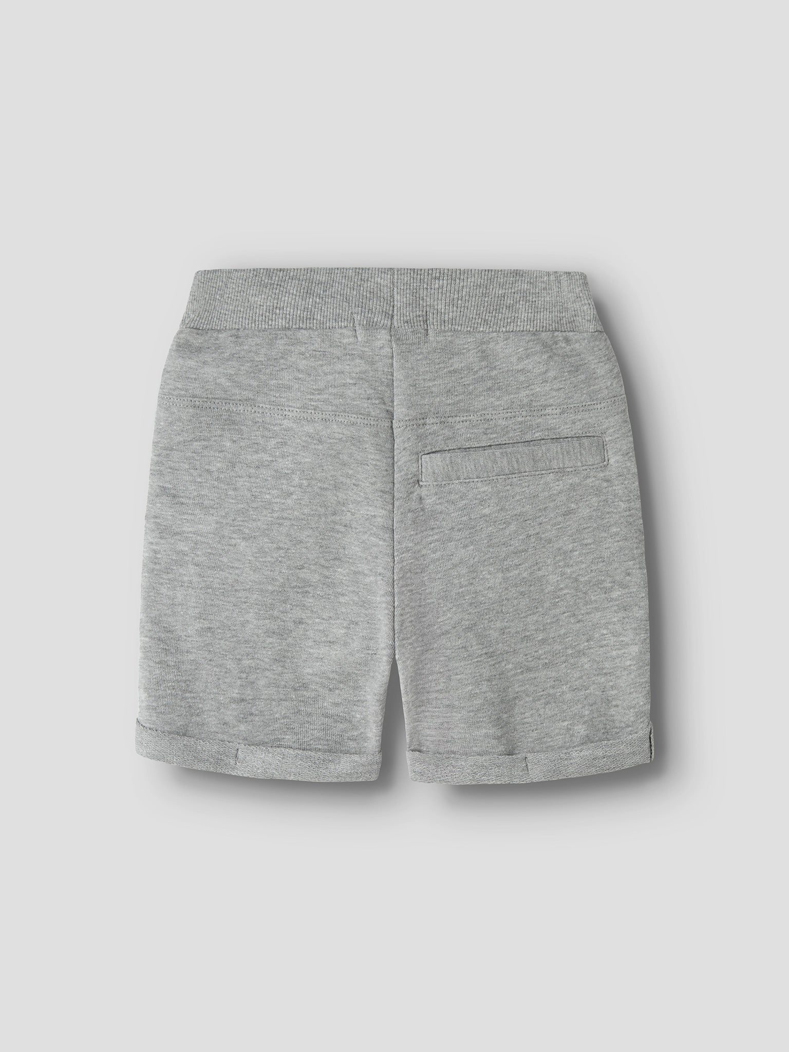 Παιδική βερμούδα φούτερ grey melange NMMVASSE SWE LONG SHORTS UNB 13227498 | 13227498